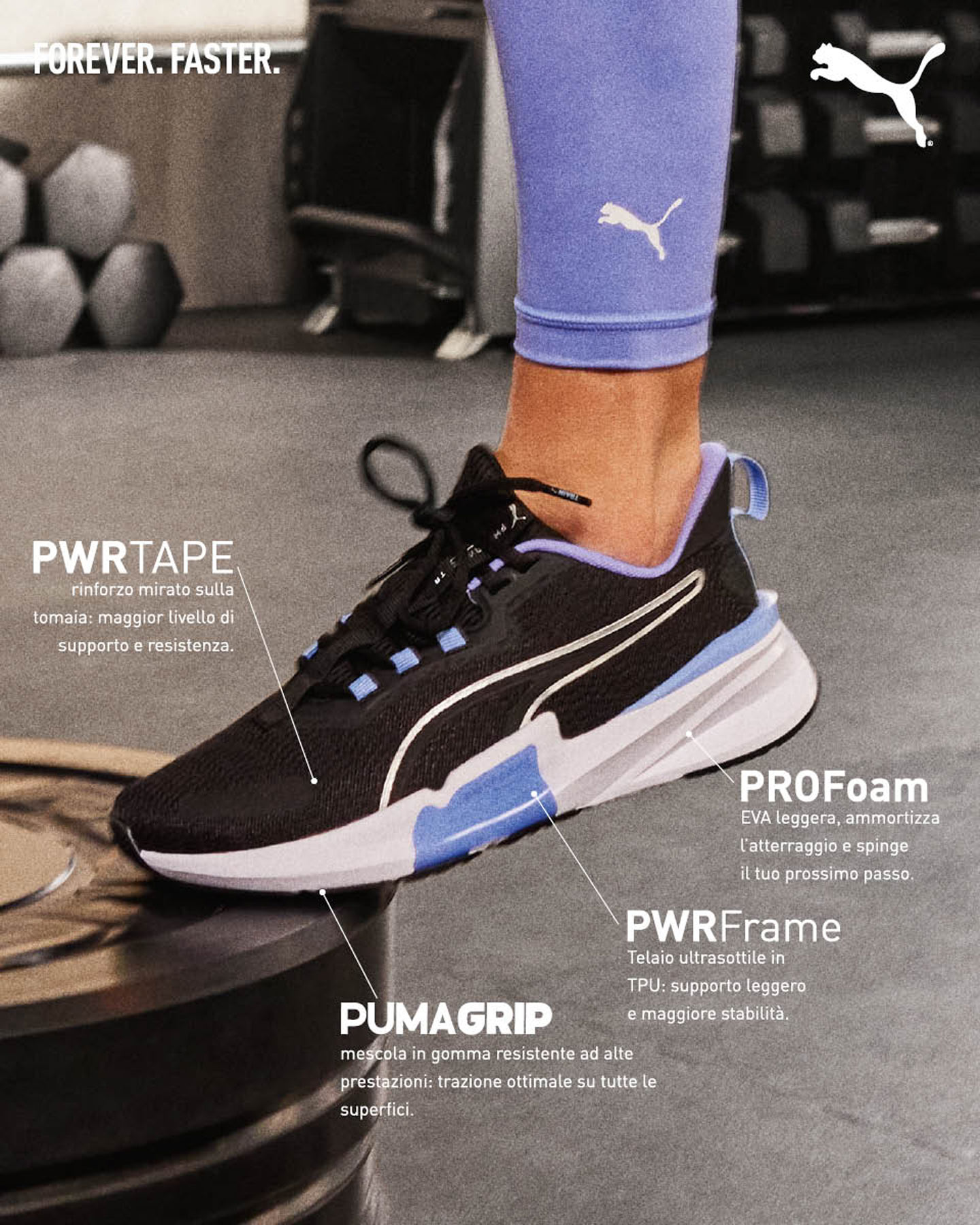 Scarpe training PUMA PWRFRAME TR 2 W - 5 | Cisalfa Sport