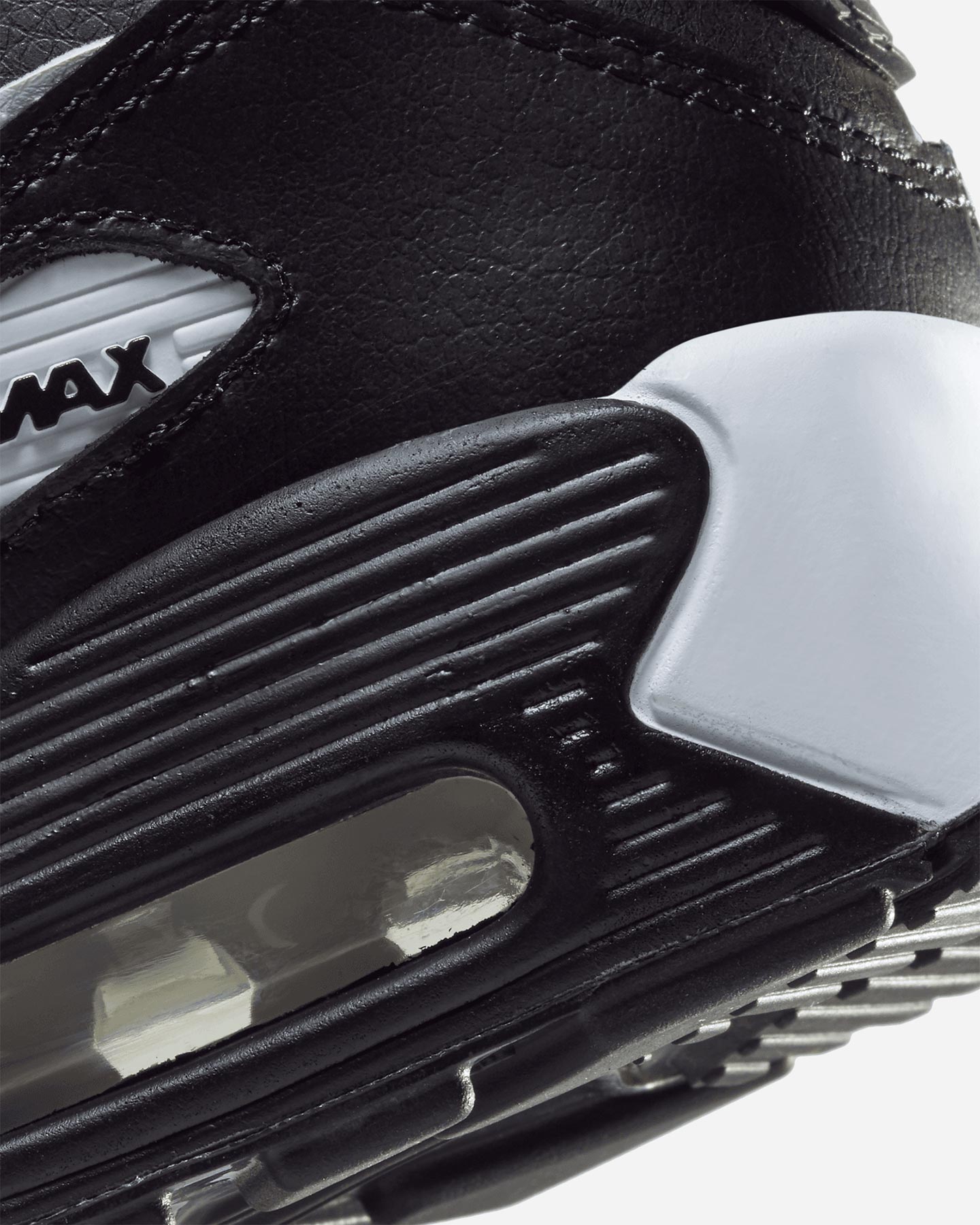 Scarpe sneakers NIKE AIR MAX 90 LTR GS JR - Nero - 5 | Cisalfa Sport