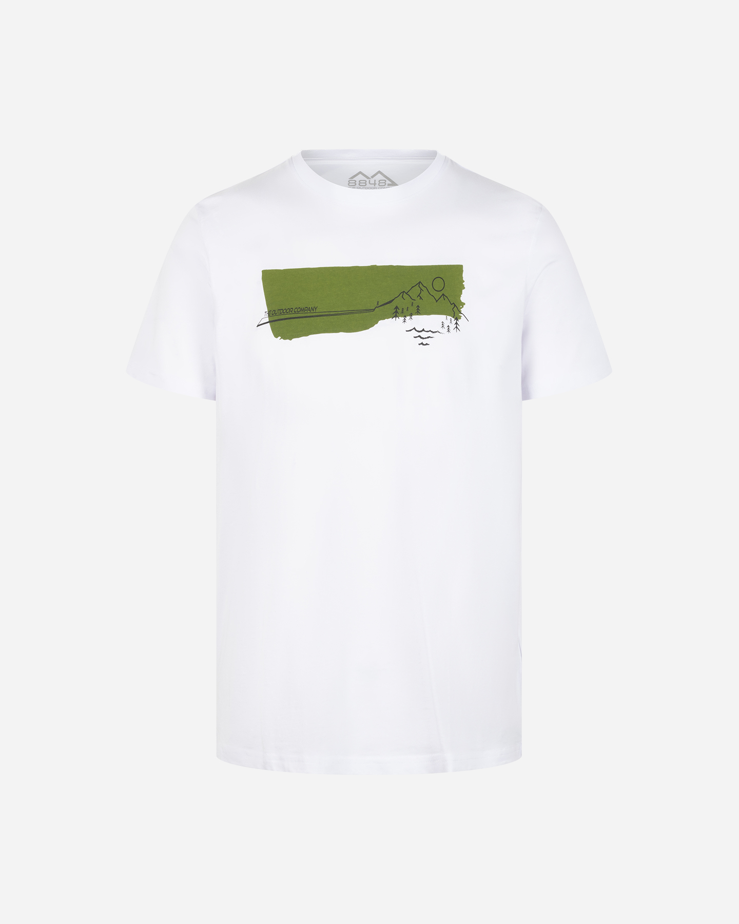 T-shirt 8848 MOUNTAIN ESSENTIAL M - Bianco - 0 | Cisalfa Sport
