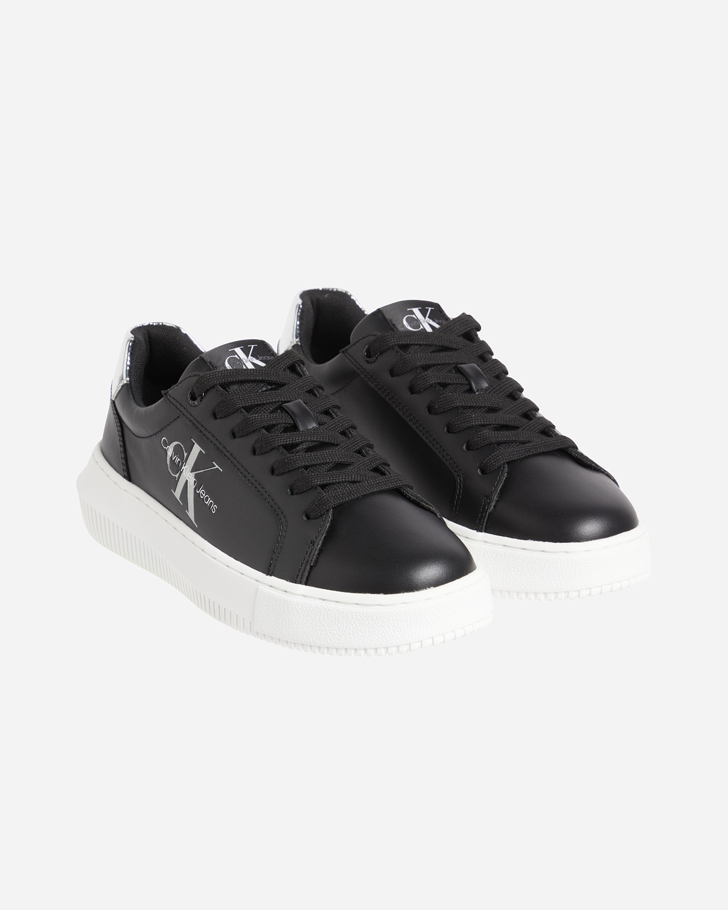 Scarpe sneakers CALVIN KLEIN JEANS SERAFINA CHUNKY LEATHER W - Nero - 1 | Cisalfa Sport