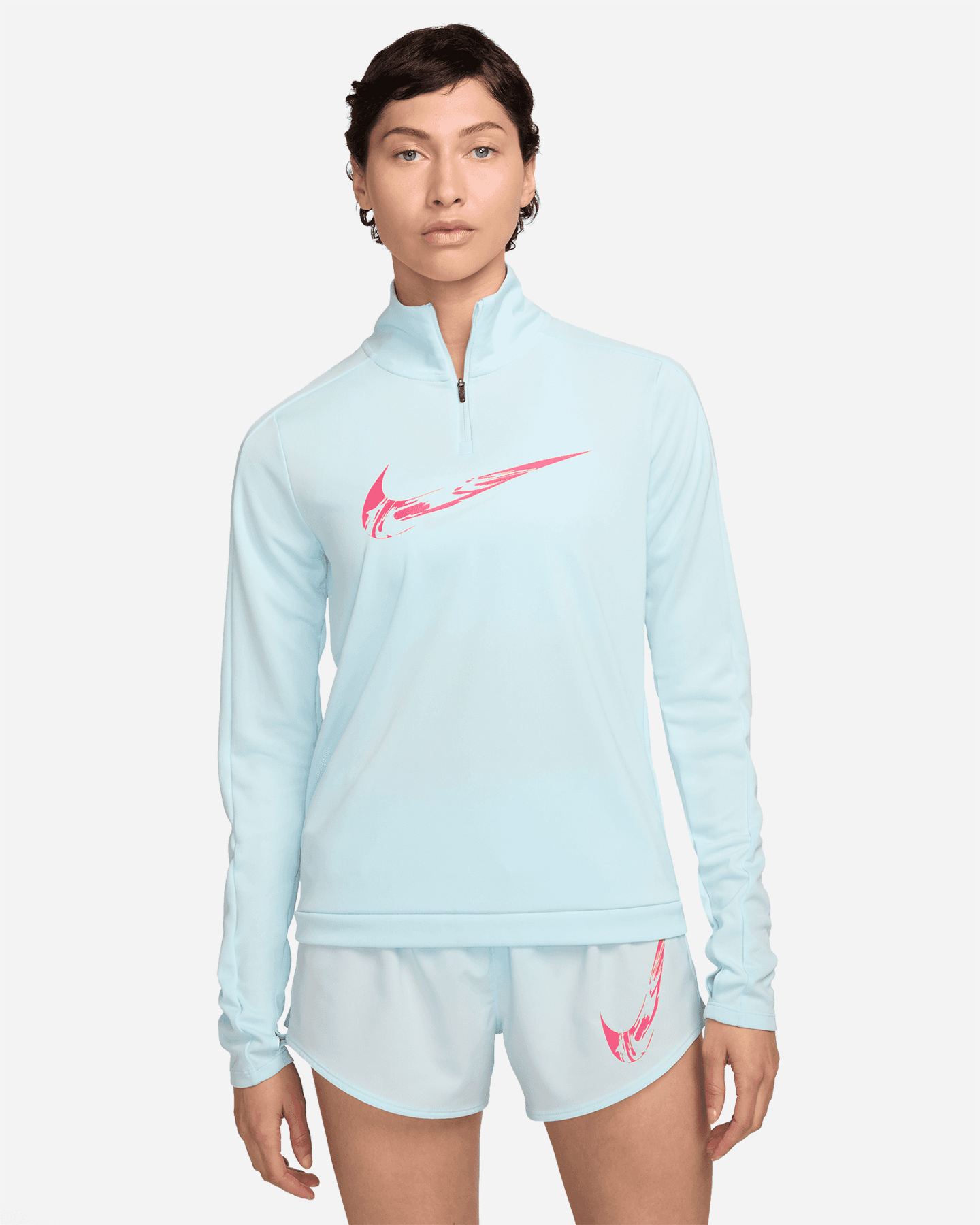 Maglia running NIKE MID SWOOSH W - 0 | Cisalfa Sport