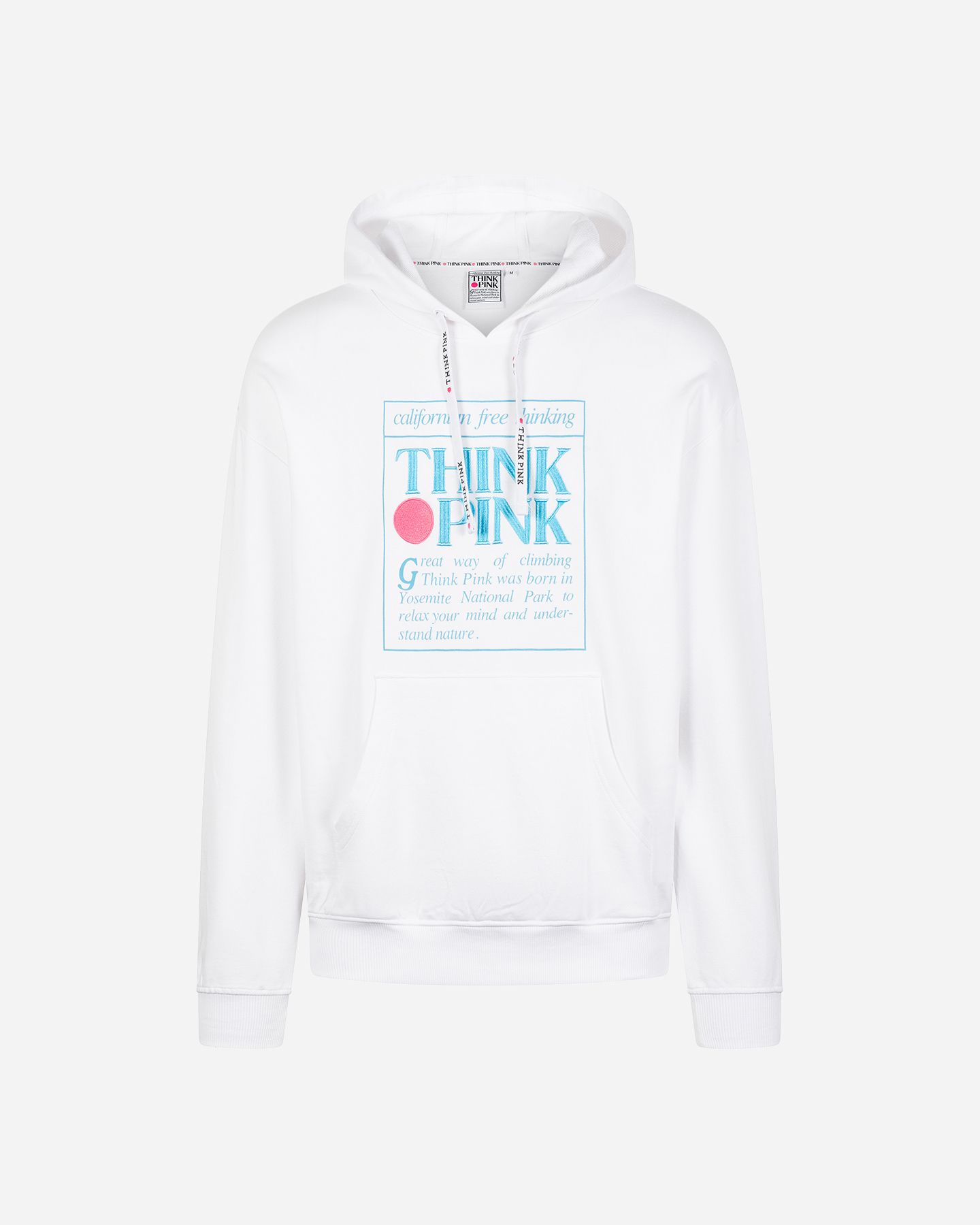 Felpa THINK PINK HOODIE LOGO M - Bianco - 5 | Cisalfa Sport