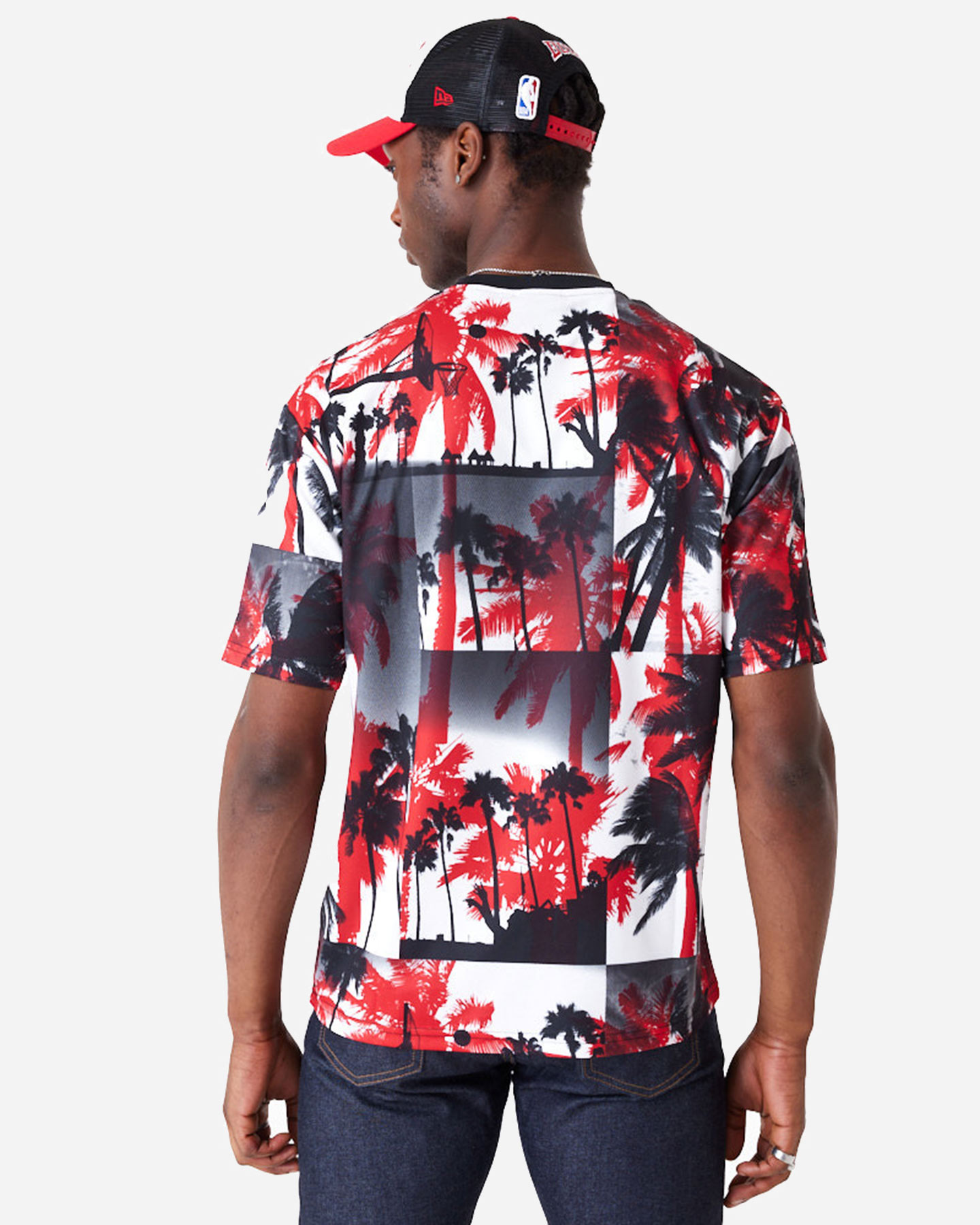 T-shirt NEW ERA PALM TREE CHICAGO BULLS M - Rosso - 1 | Cisalfa Sport