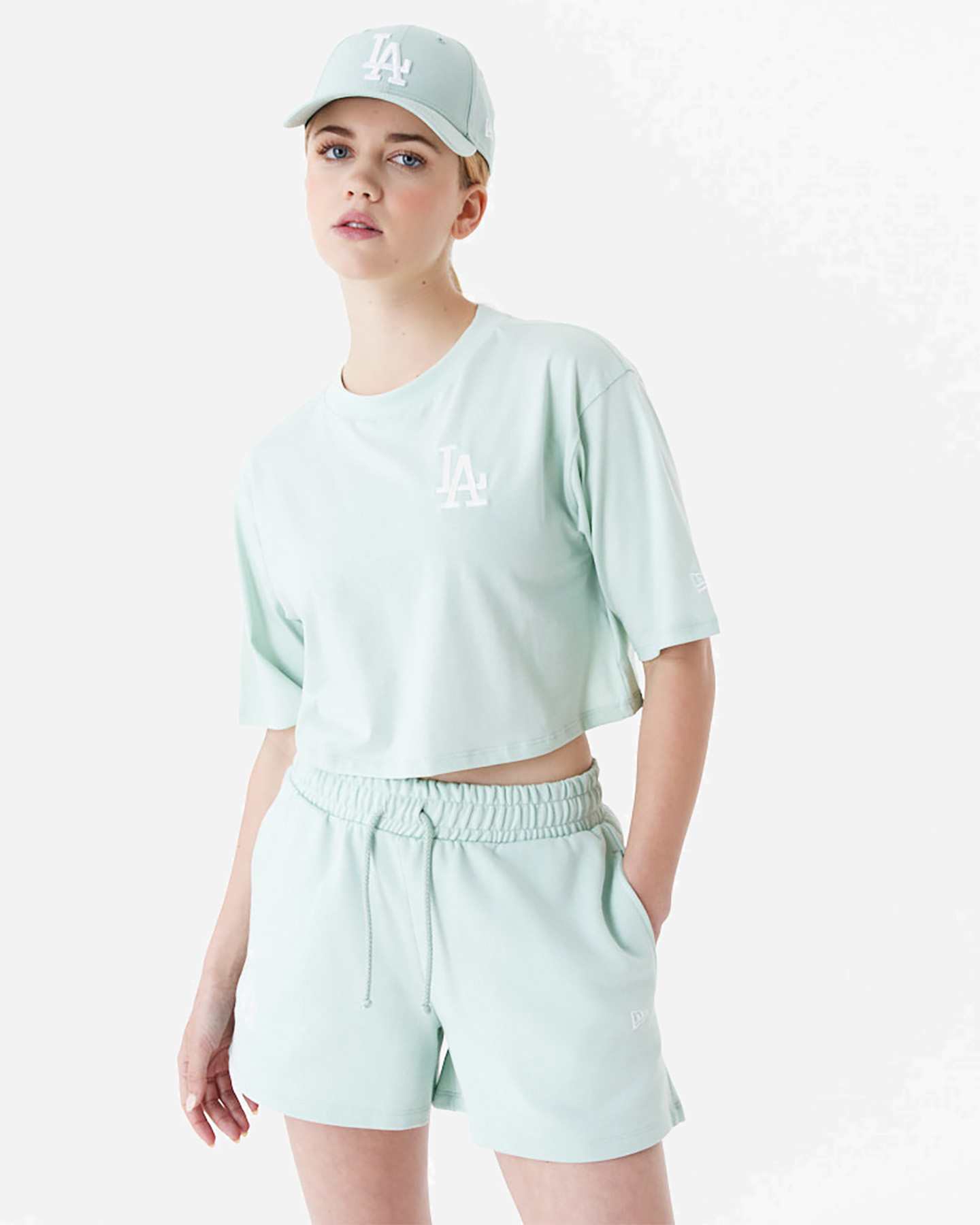 T-shirt NEW ERA CROP NEW YORK YANKEES W - Azzurro - 0 | Cisalfa Sport