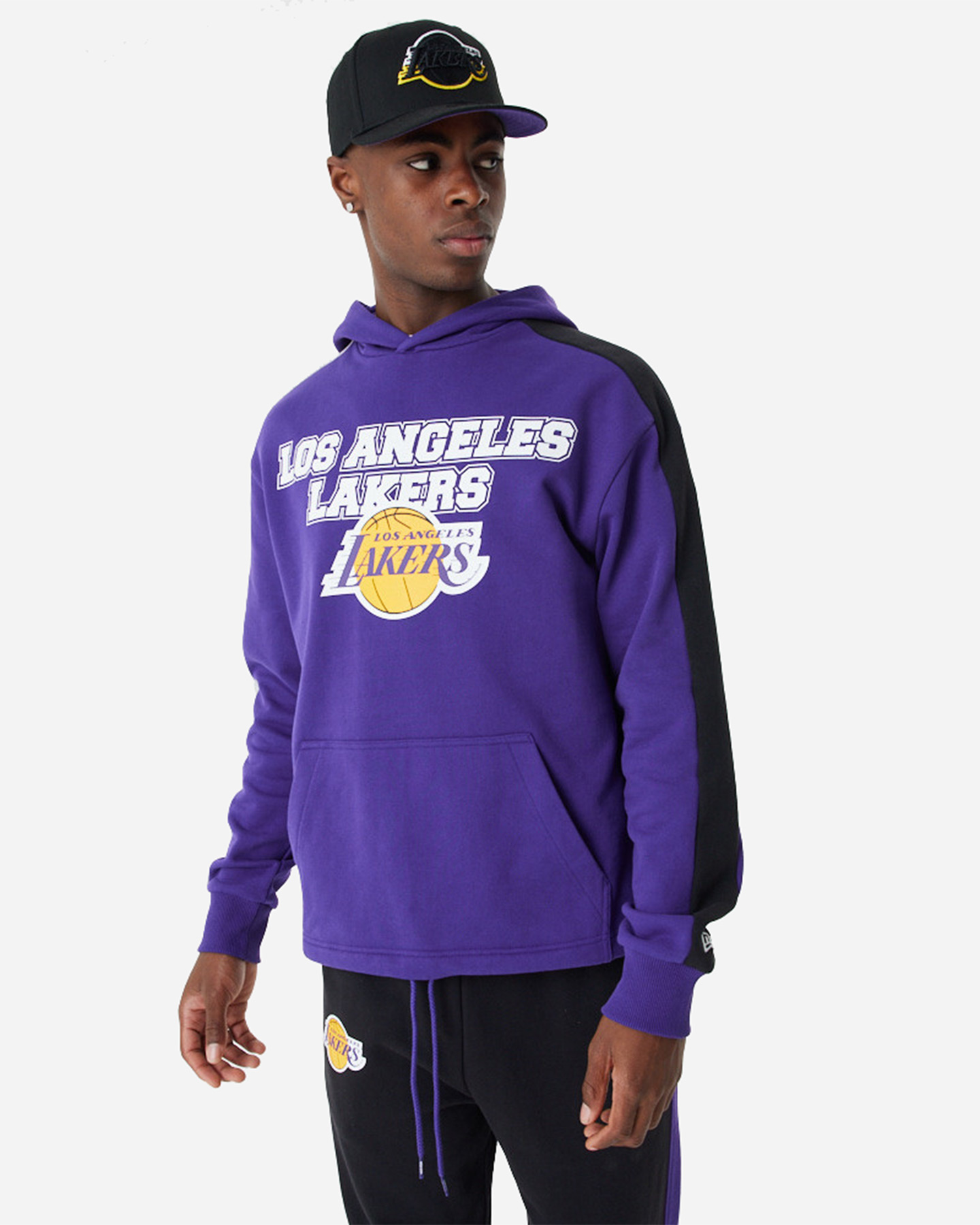 Felpa NEW ERA LARGE GRAPHIC LOS ANGELES LAKERS M - Viola - 0 | Cisalfa Sport