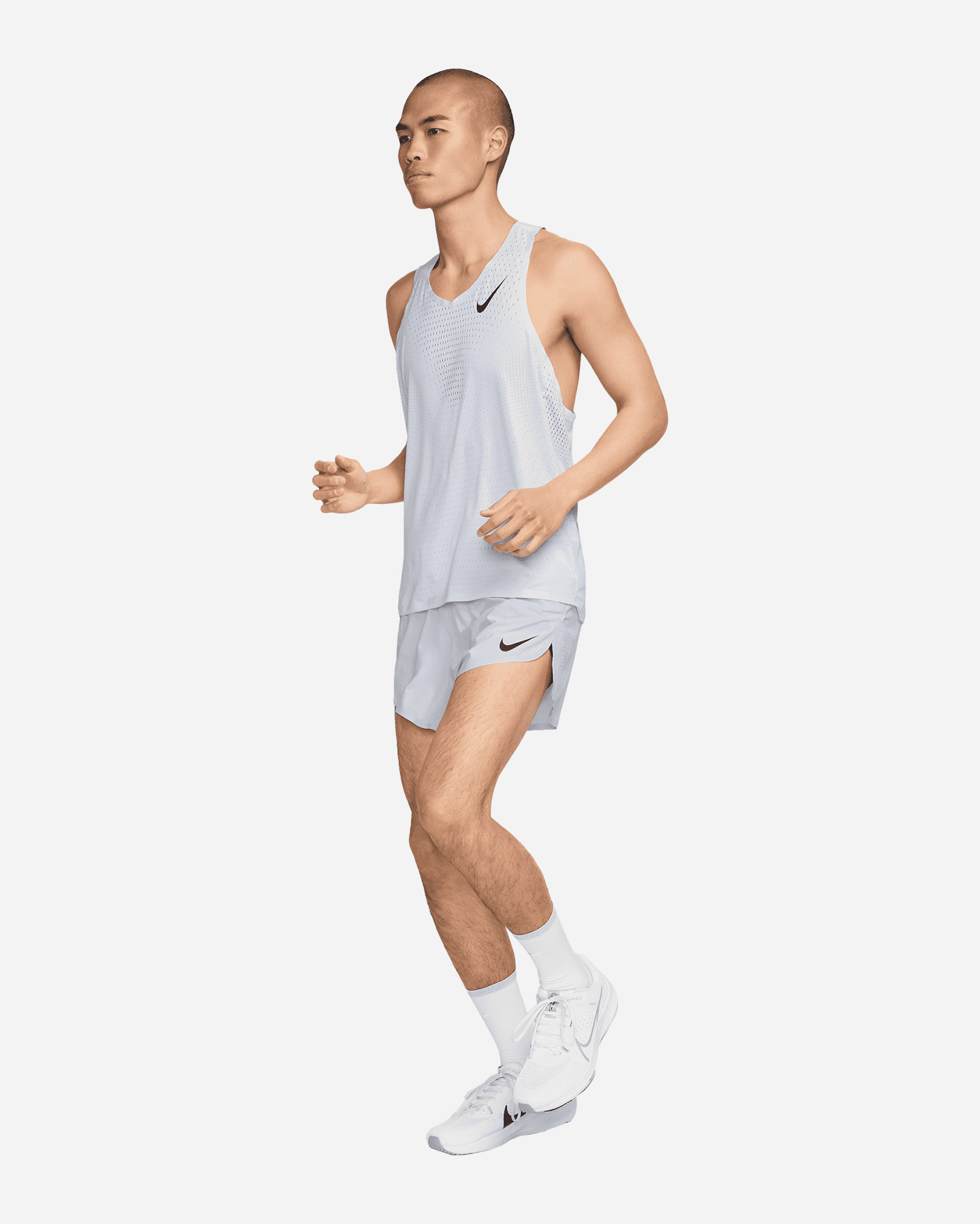 Canotta running NIKE AEROSWIFT M - Grigio - 4 | Cisalfa Sport