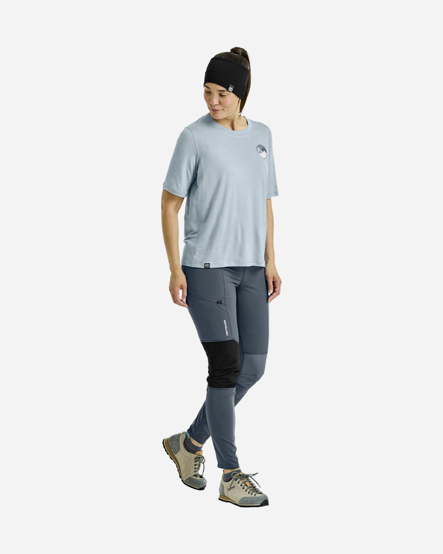 T-shirt ORTOVOX 140 COOL ROUND LANDSCAPE W - Grigio - 2 | Cisalfa Sport