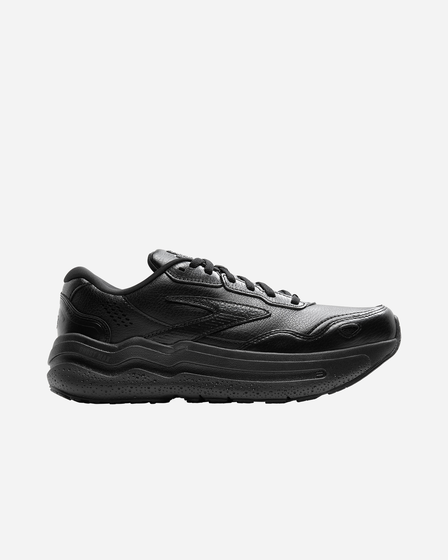 Scarpe running BROOKS GHOST MAX LEATHER W - Nero - 0 | Cisalfa Sport