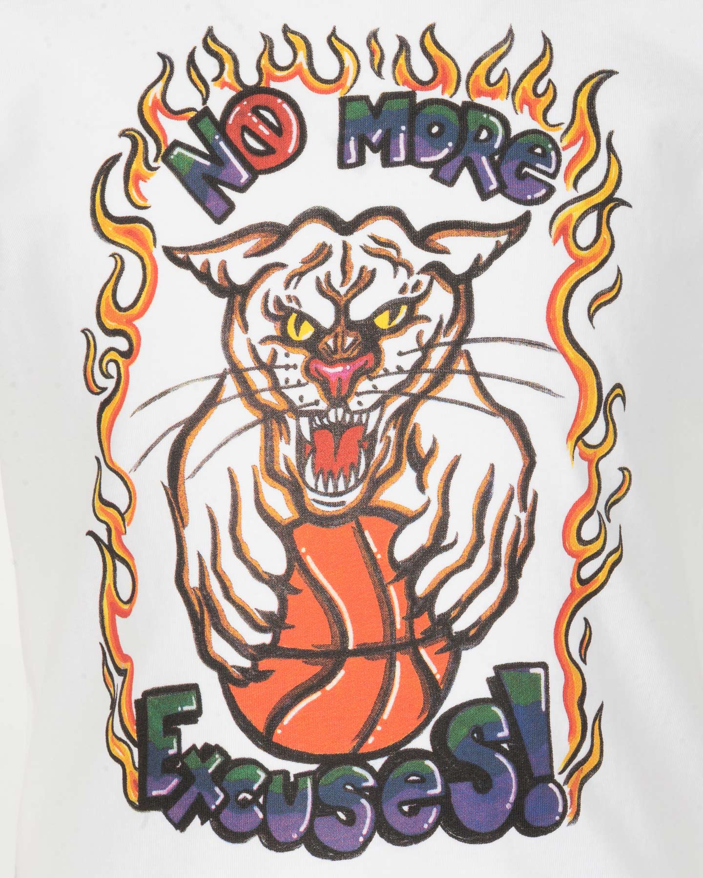 T-shirt PUMA BOY BBALL FLAME JR - Bianco - 2 | Cisalfa Sport