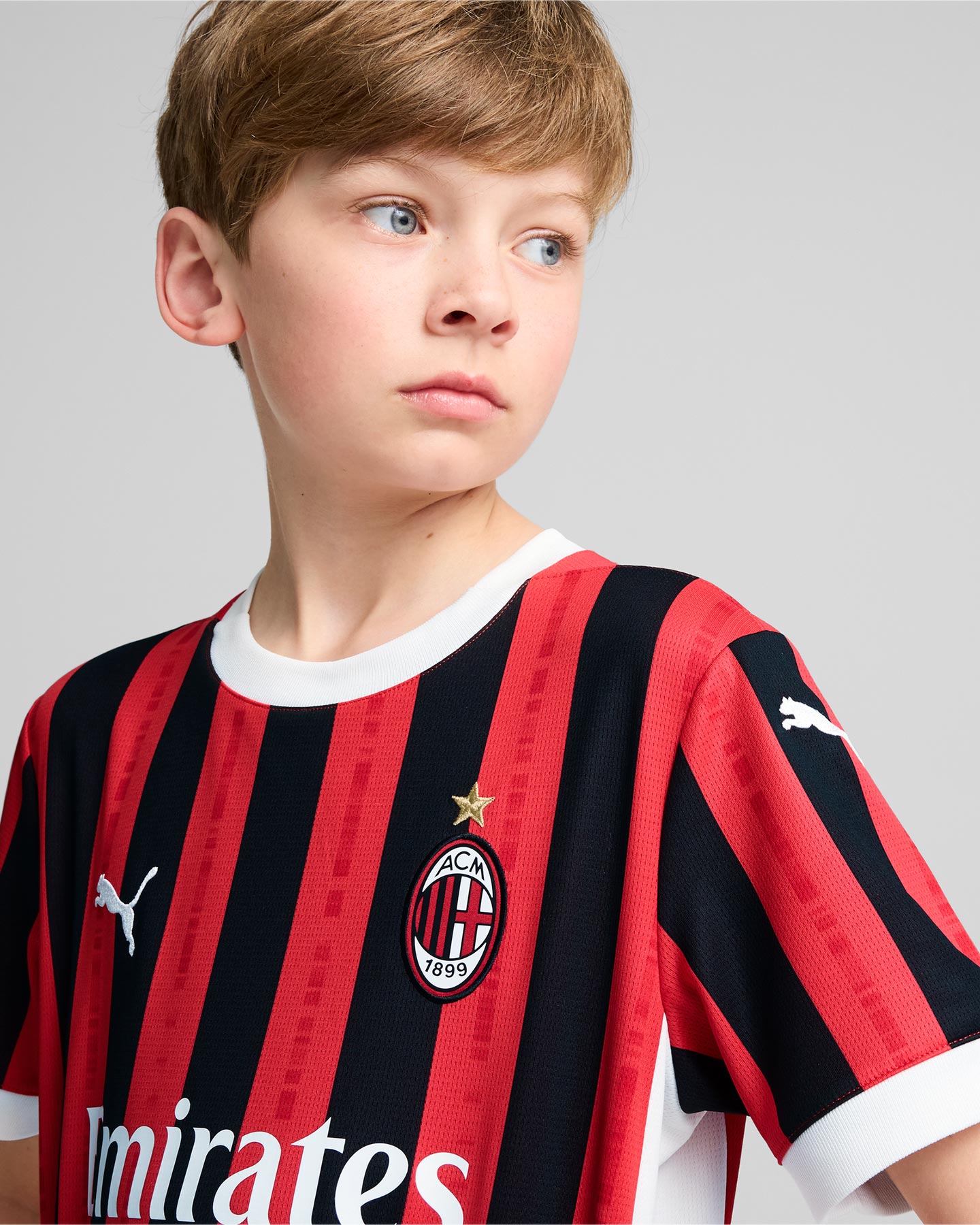 Maglia calcio ufficiale PUMA MILAN HOME 24-25 JR - 4 | Cisalfa Sport