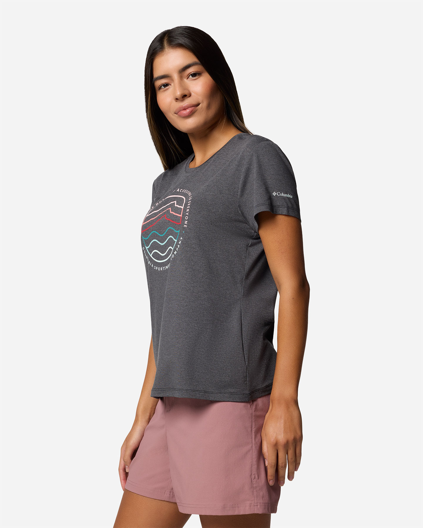 T-shirt COLUMBIA SLOAN RIDGE GRAPHIC W - Nero - 2 | Cisalfa Sport