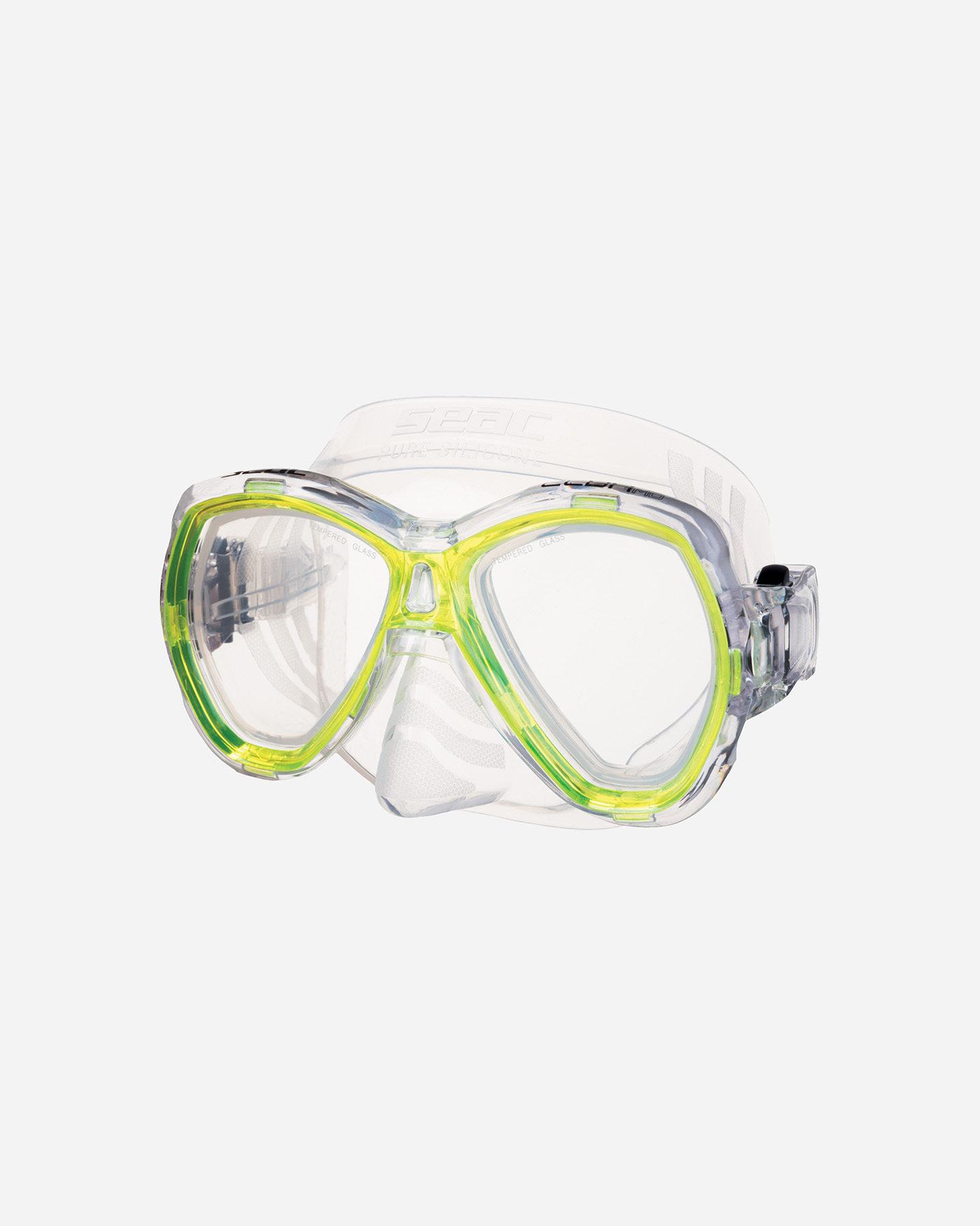 Maschera sub SEAC SUB ELBA  - Giallo - 0 | Cisalfa Sport