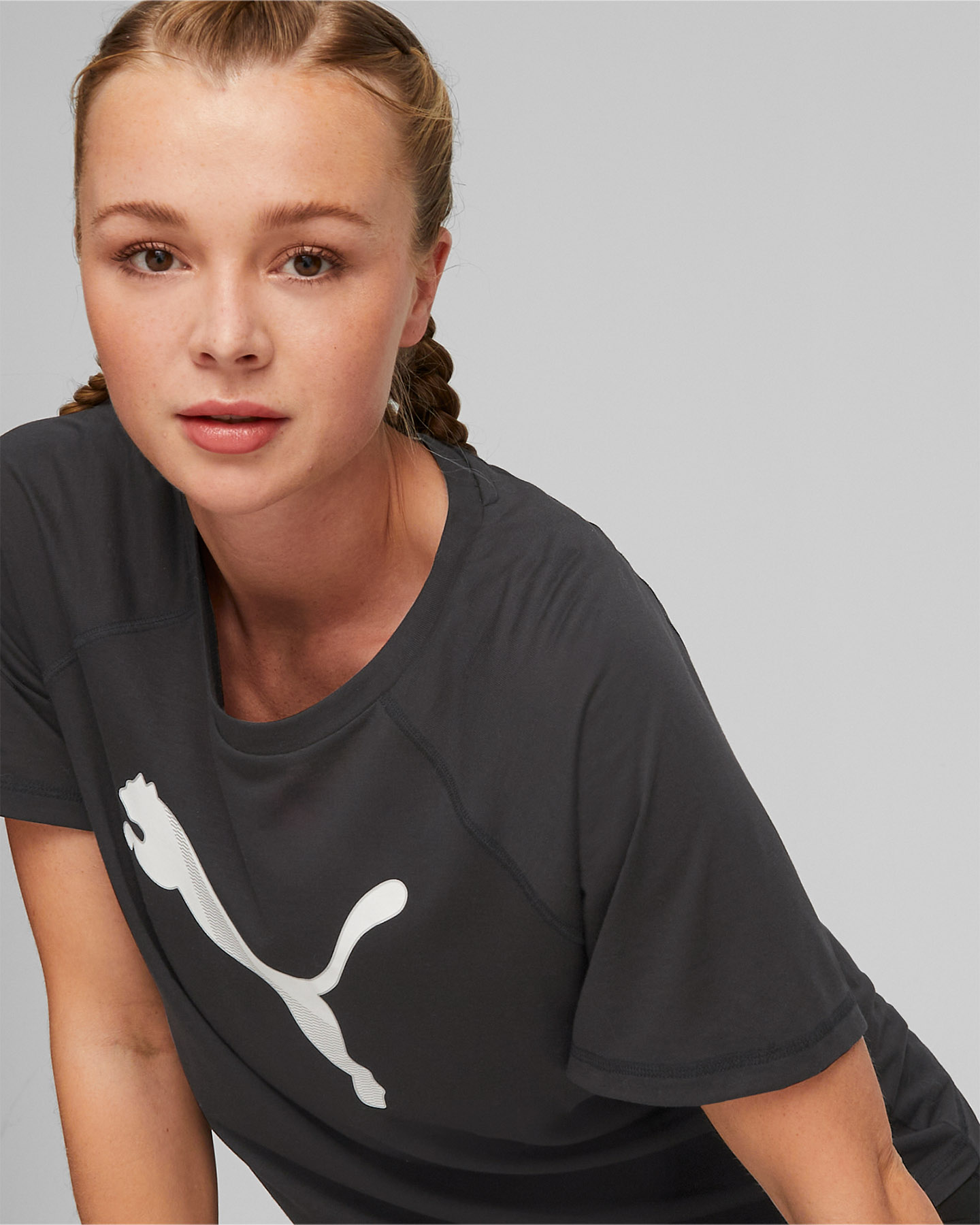 T-shirt PUMA EVOSTRIPE LOGO W - Nero - 4 | Cisalfa Sport