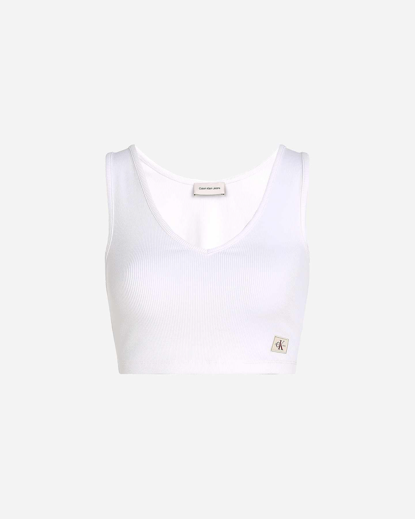 Canotta CALVIN KLEIN JEANS LABEL RIB W - Bianco - 0 | Cisalfa Sport
