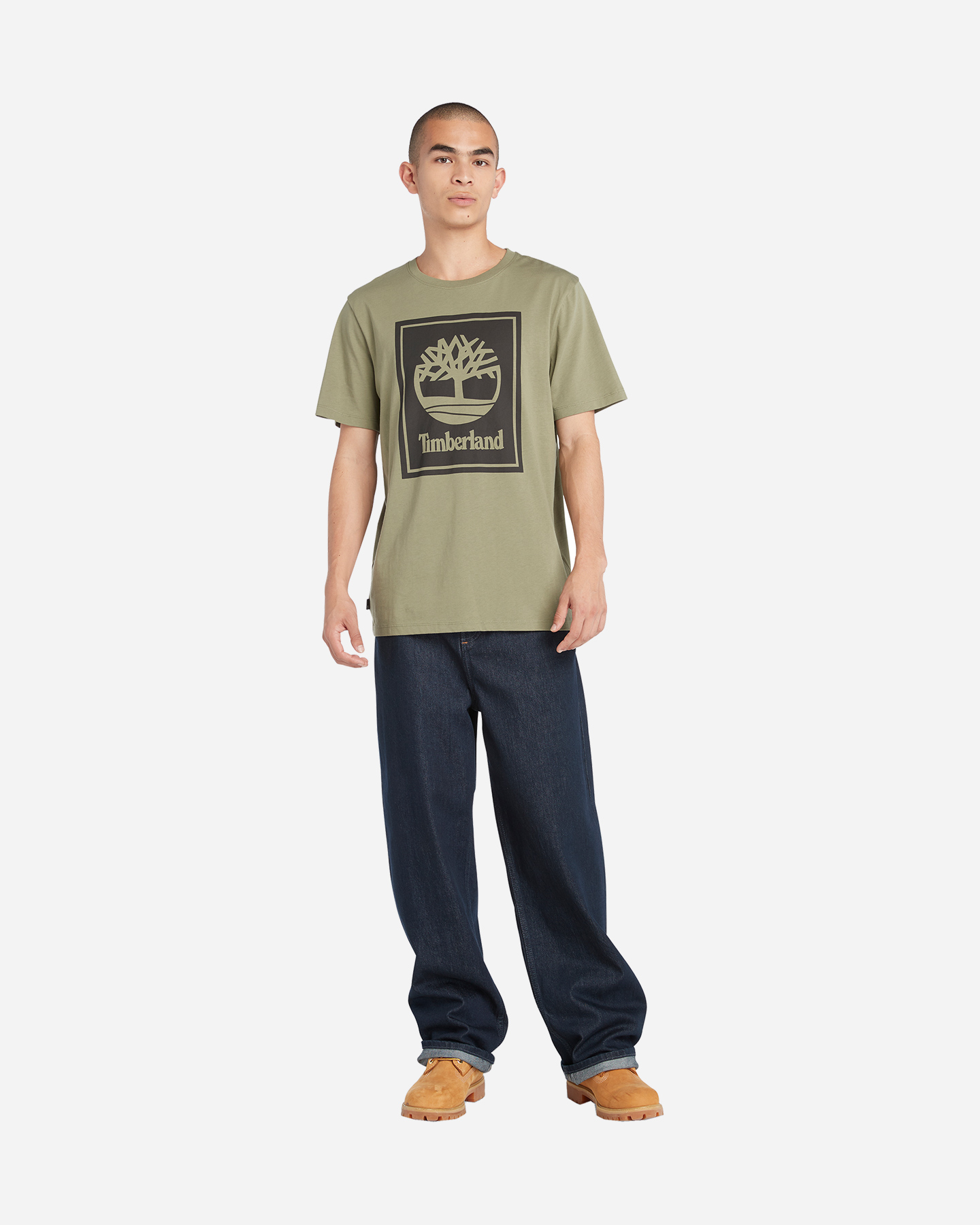 T-shirt TIMBERLAND STACK LOGO M - Verde - 3 | Cisalfa Sport