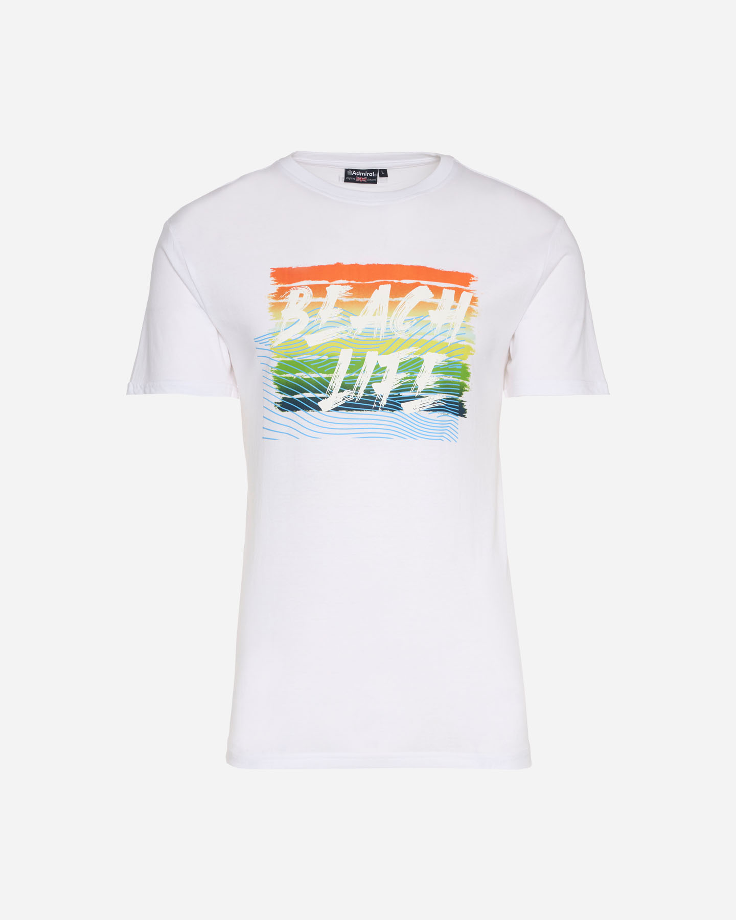 T-shirt ADMIRAL BEACH LIFE M - Bianco - 0 | Cisalfa Sport