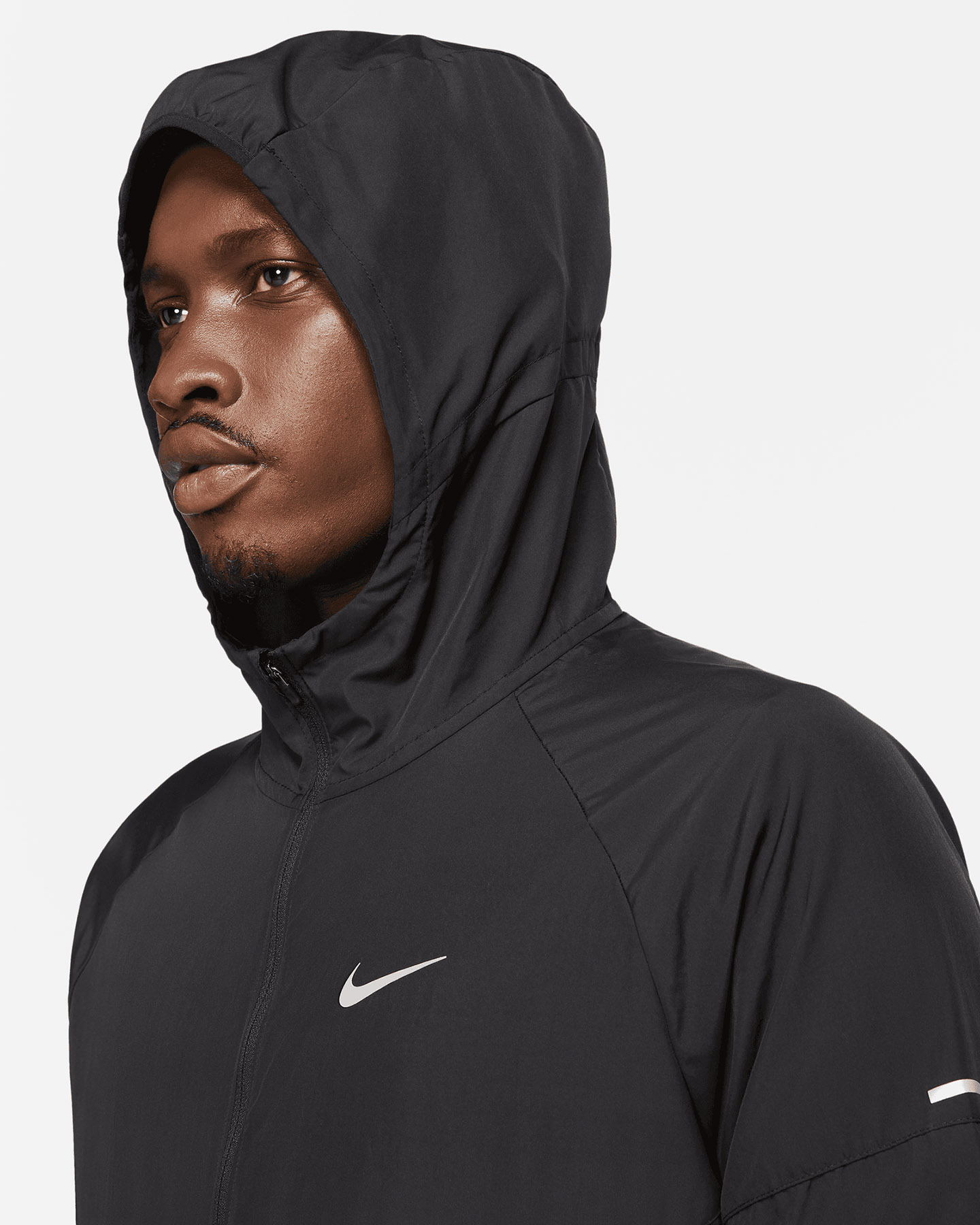 Giacca running NIKE REPEL MILER M - Nero - 2 | Cisalfa Sport