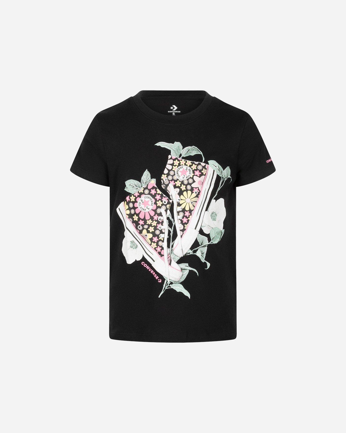 T-shirt CONVERSE FLORAL SNEAKER JR - 0 | Cisalfa Sport