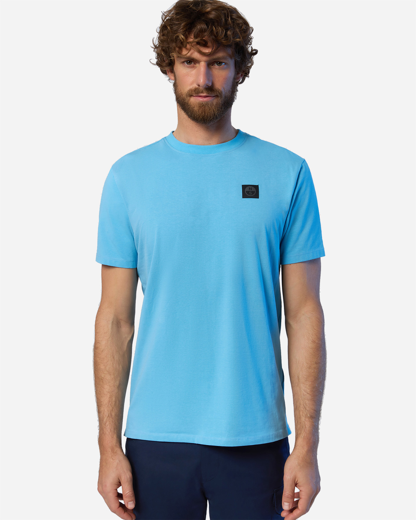 T-shirt NORTH SAILS PATCH TECK M - Azzurro - 1 | Cisalfa Sport