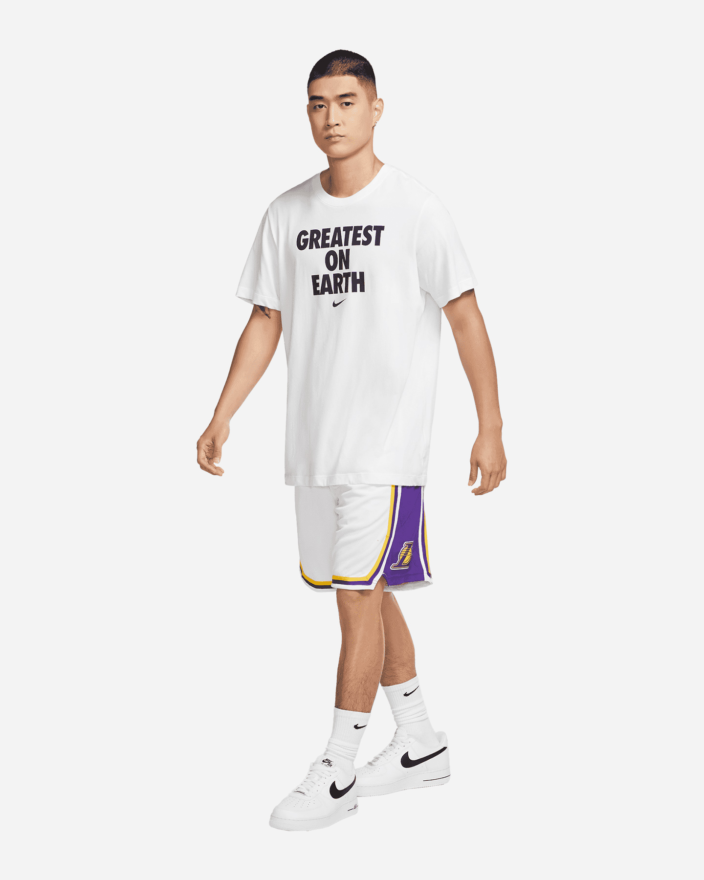 Pantaloncini basket NIKE LOS ANGELES LAKERS ASC M - 2 | Cisalfa Sport