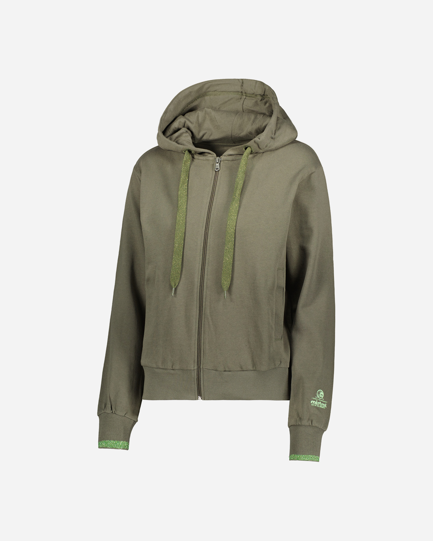 Felpa MISTRAL FULL ZIP W - Verde - 5 | Cisalfa Sport