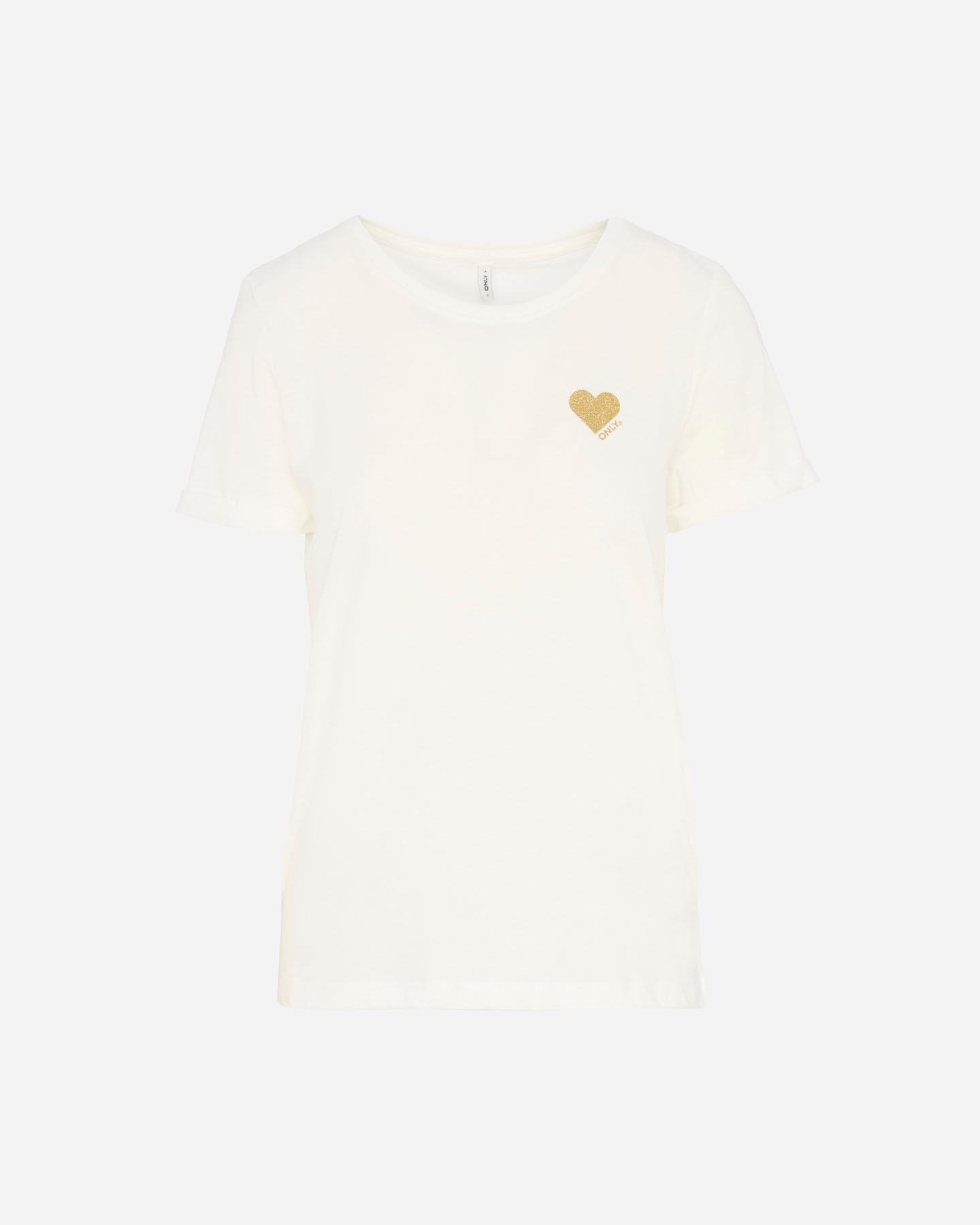 T-shirt ONLY KITA CUORE W - Bianco - 0 | Cisalfa Sport