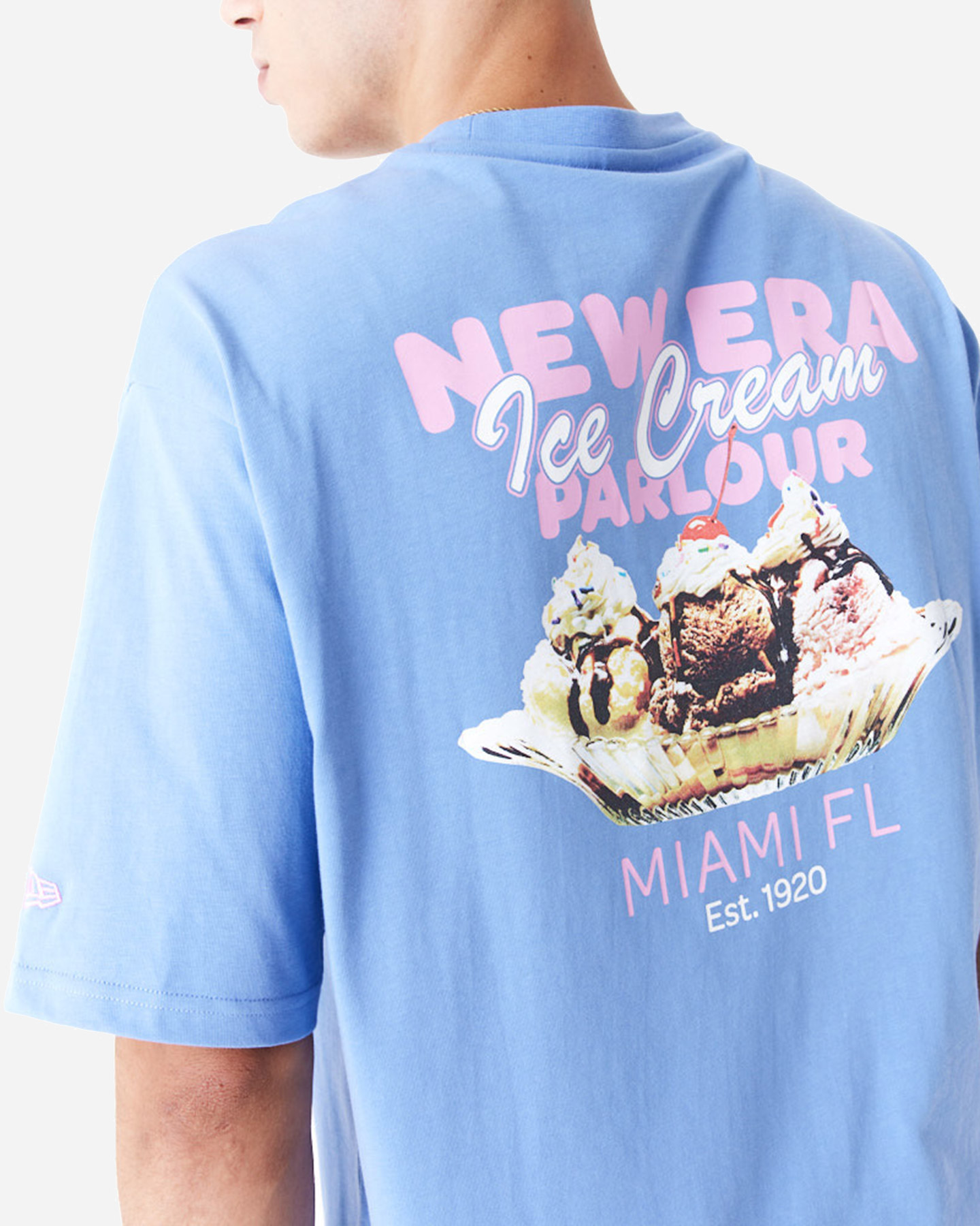 T-shirt NEW ERA FOOD M - Azzurro - 4 | Cisalfa Sport