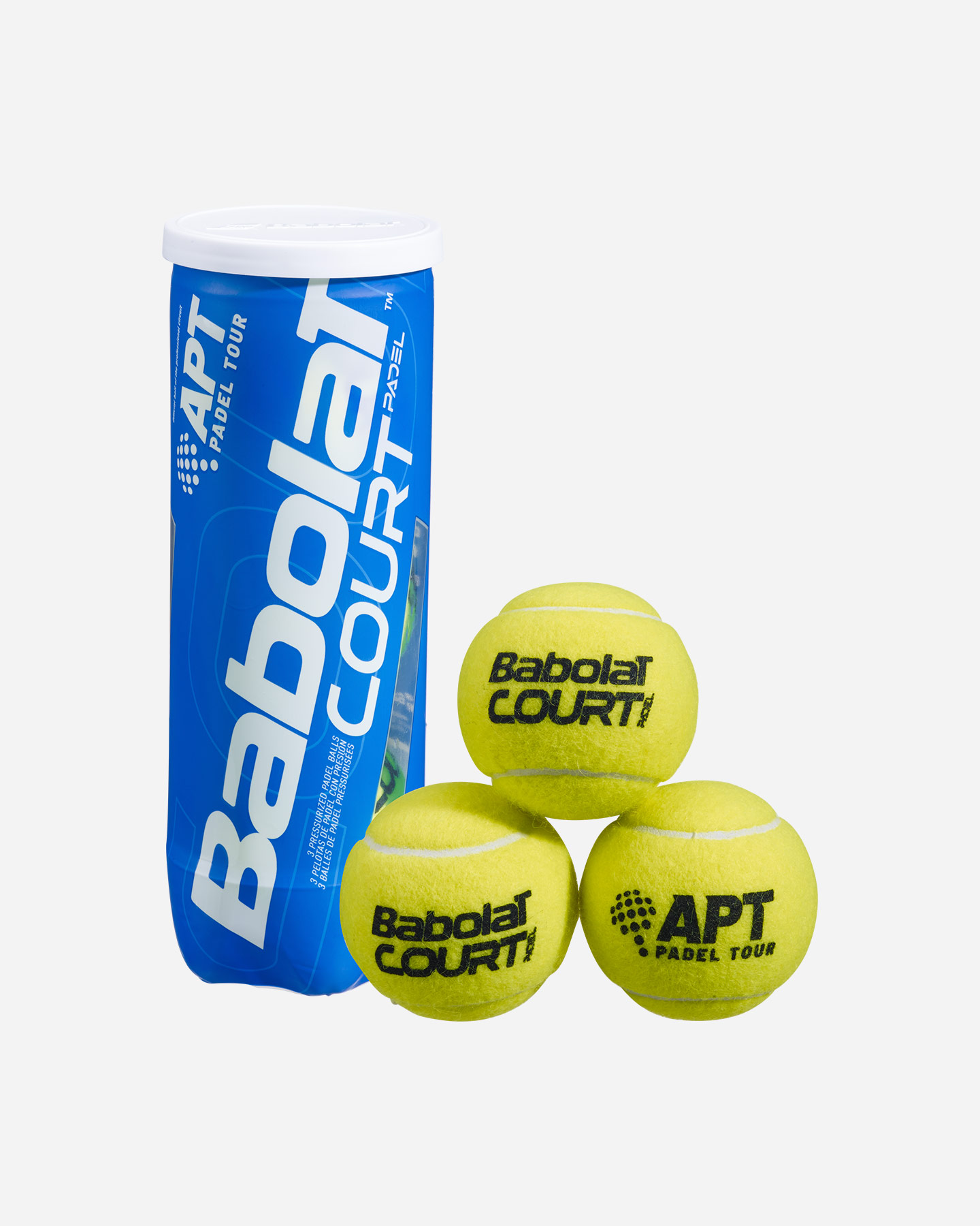 Palle padel BABOLAT TUBO 3 PALLE COURT PADEL  - 0 | Cisalfa Sport