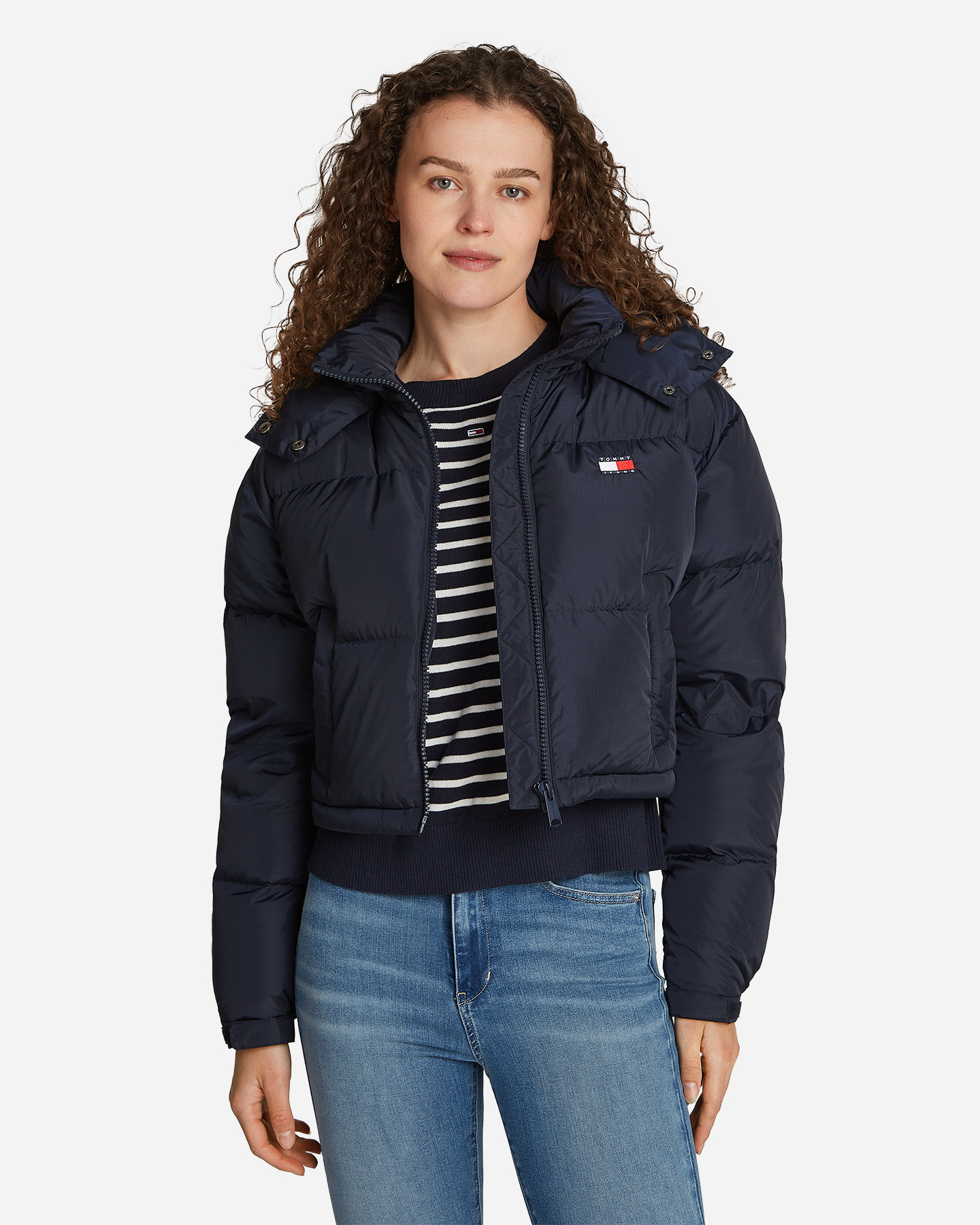 Piumino TOMMY HILFIGER CROP ALASKA W - Blu Navy - 2 | Cisalfa Sport