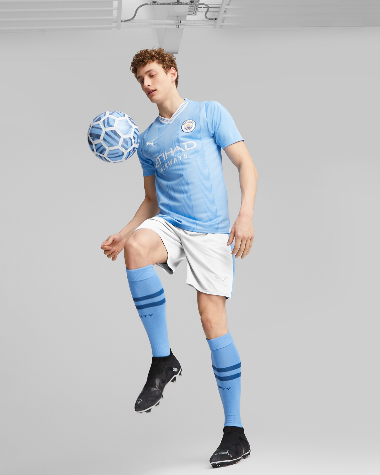 Maglia calcio ufficiale PUMA MANCHESTER CITY HOME 23-24 M - Azzurro - 3 | Cisalfa Sport