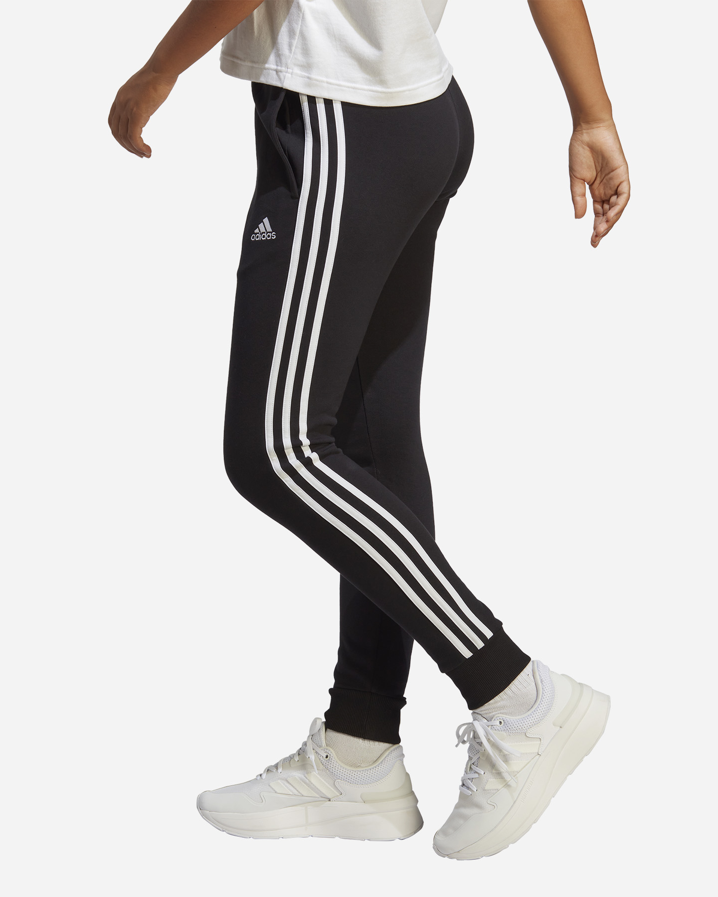 Pantalone ADIDAS 3STRIPES SLIM W - Nero - 2 | Cisalfa Sport