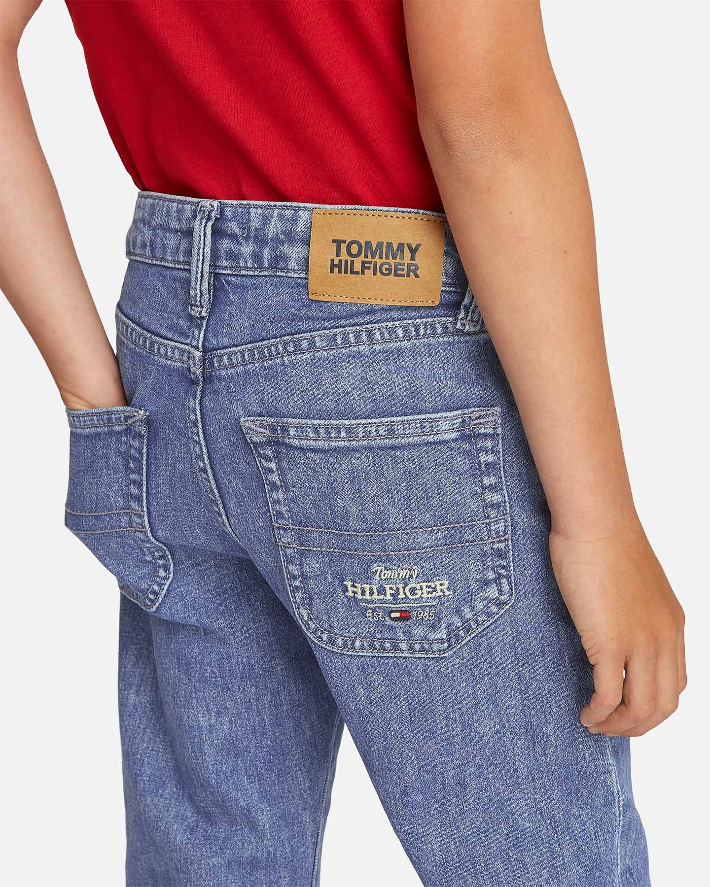 Pantalone TOMMY HILFIGER MODERN STRAIGHT JR - Denim - 4 | Cisalfa Sport