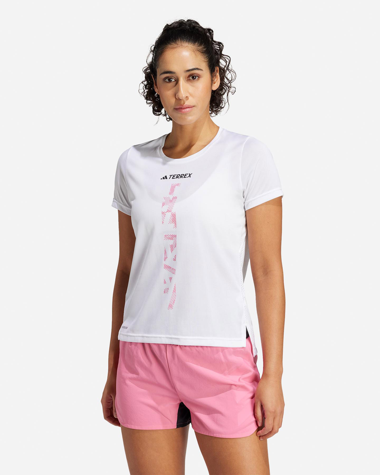 T-shirt running ADIDAS AGR W - Bianco - 1 | Cisalfa Sport