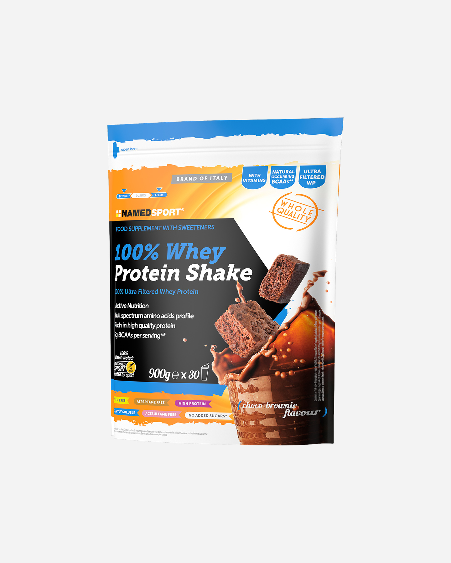 Energetico NAMED SPORT 100% WHEY PROTEIN SHAKE 900 - Color mix - 0 | Cisalfa Sport