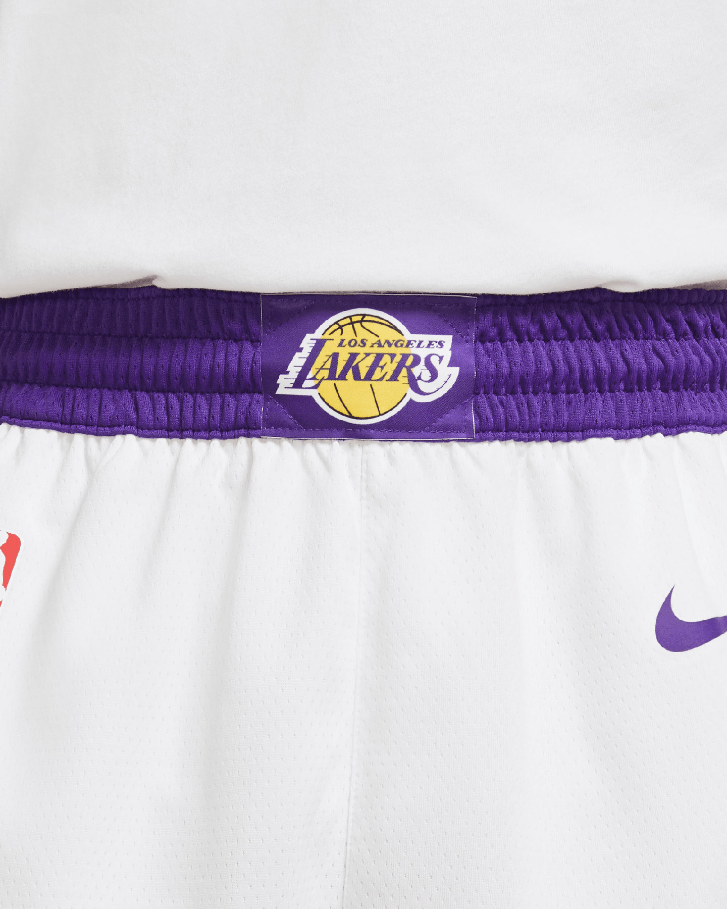 Pantaloncini basket NIKE LOS ANGELES LAKERS ASC M - Bianco - 2 | Cisalfa Sport