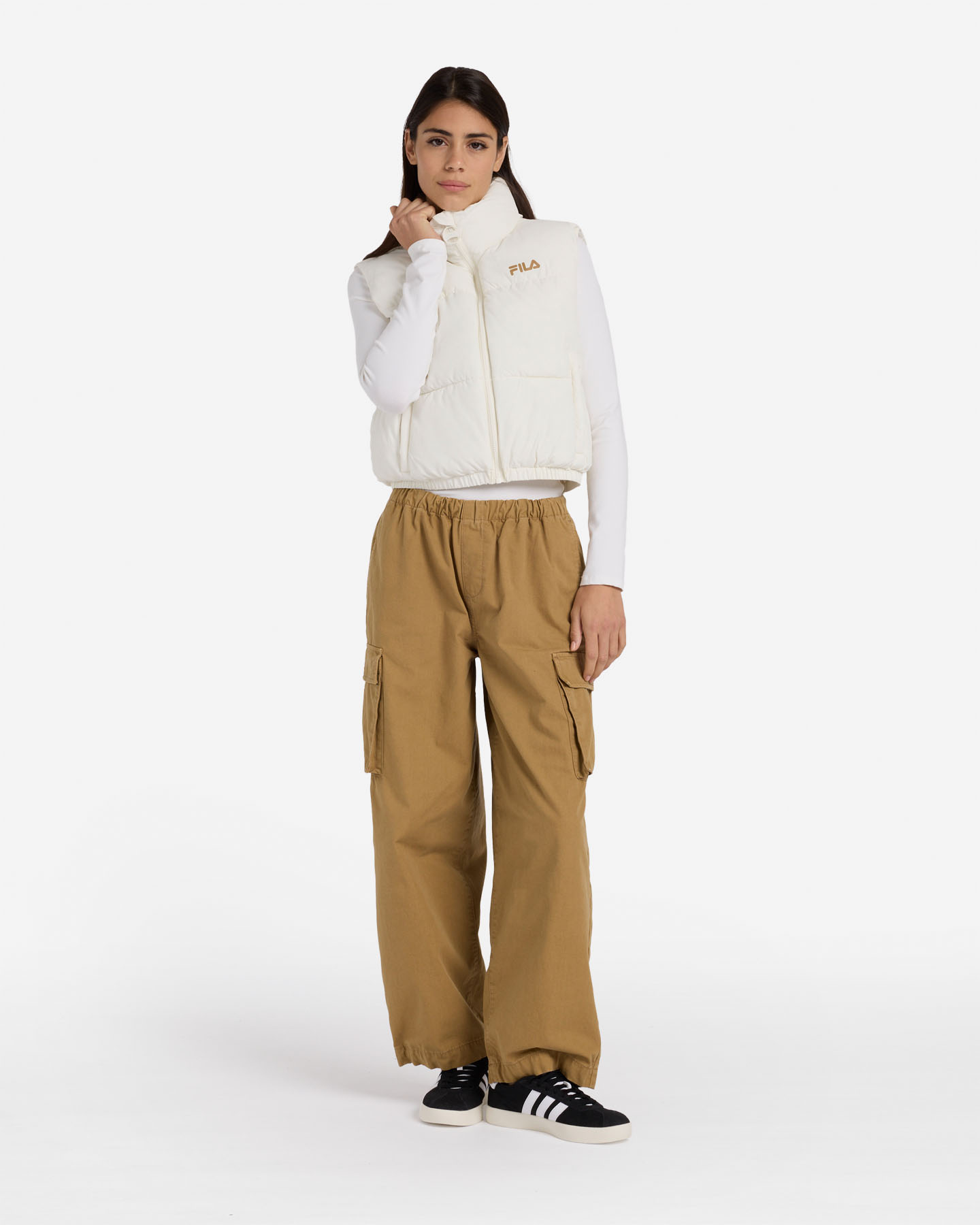 Gilet FILA CLASSIC LOGO W - Bianco - 2 | Cisalfa Sport