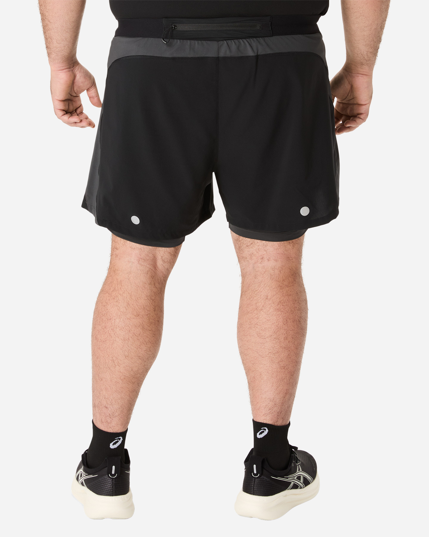 Short running ASICS ROAD 2IN1 5IN M - Nero - 1 | Cisalfa Sport