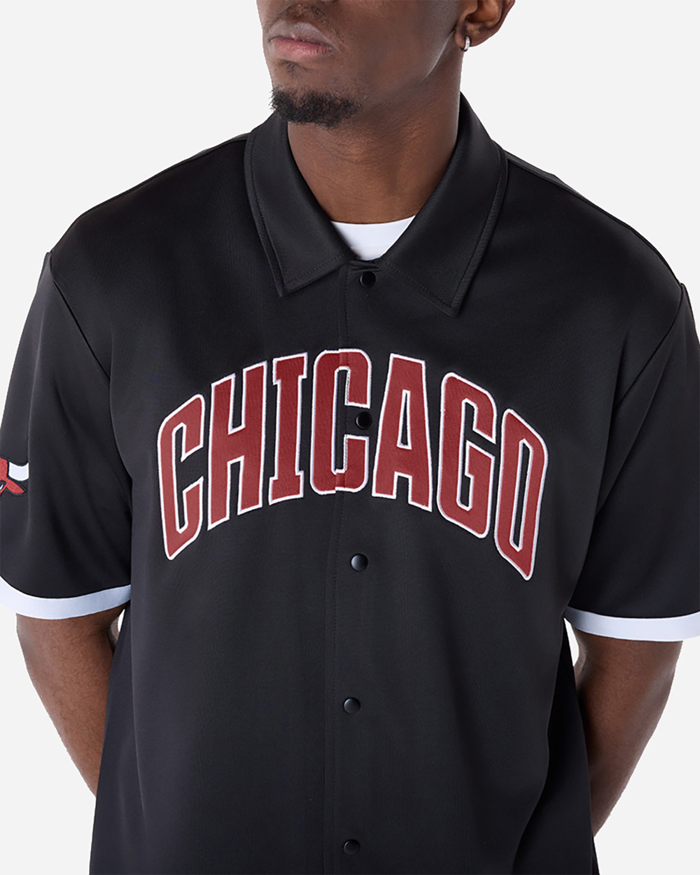Abbigliamento basket NEW ERA SNAPP BUTTON BULLS M - Nero - 3 | Cisalfa Sport