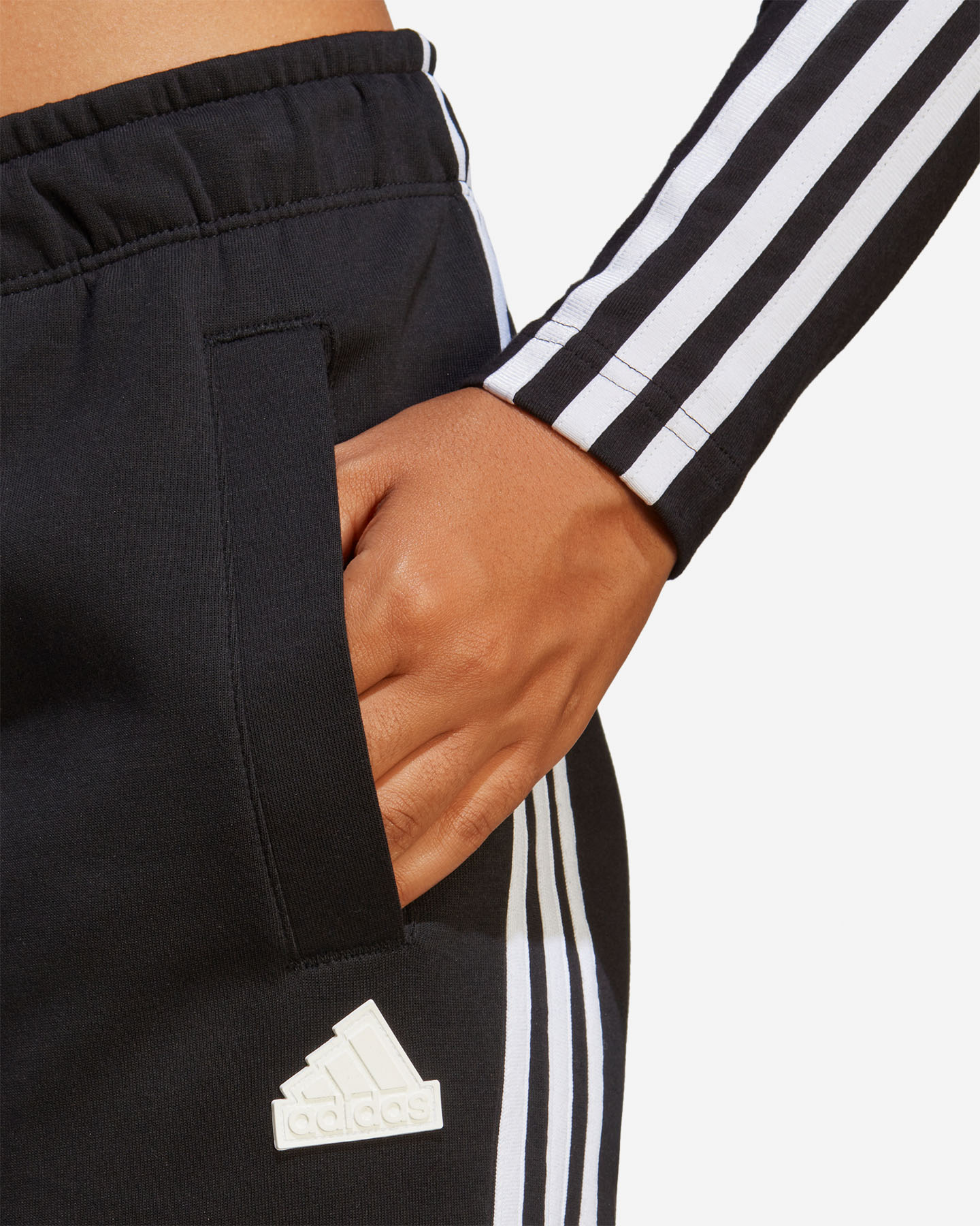 Pantalone ADIDAS 3STRIPES W - Nero - 4 | Cisalfa Sport