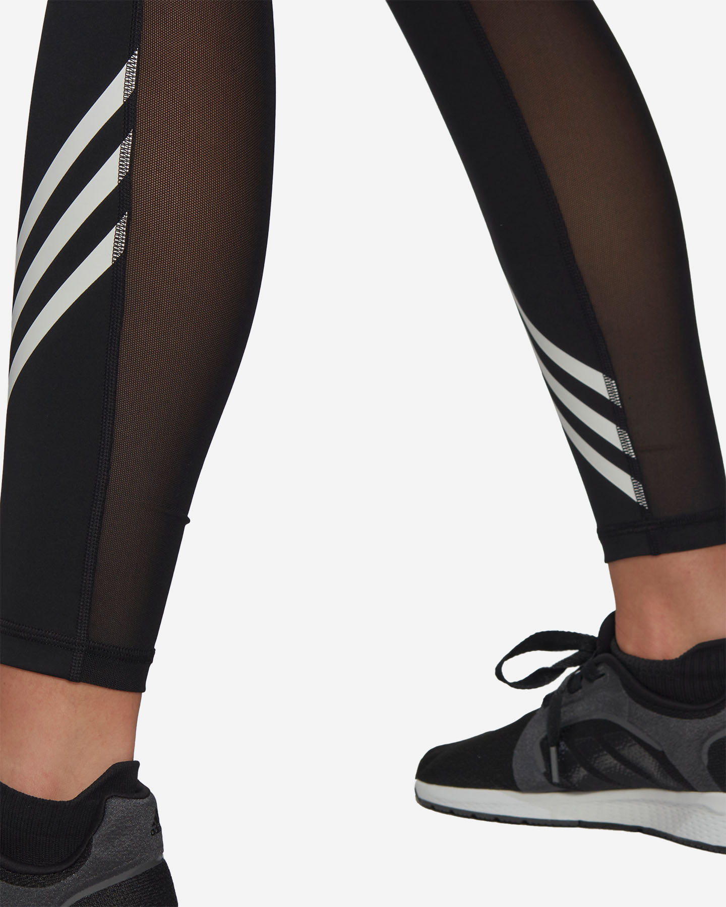Leggings ADIDAS 3STRIPES DIAGON W - Nero - 5 | Cisalfa Sport