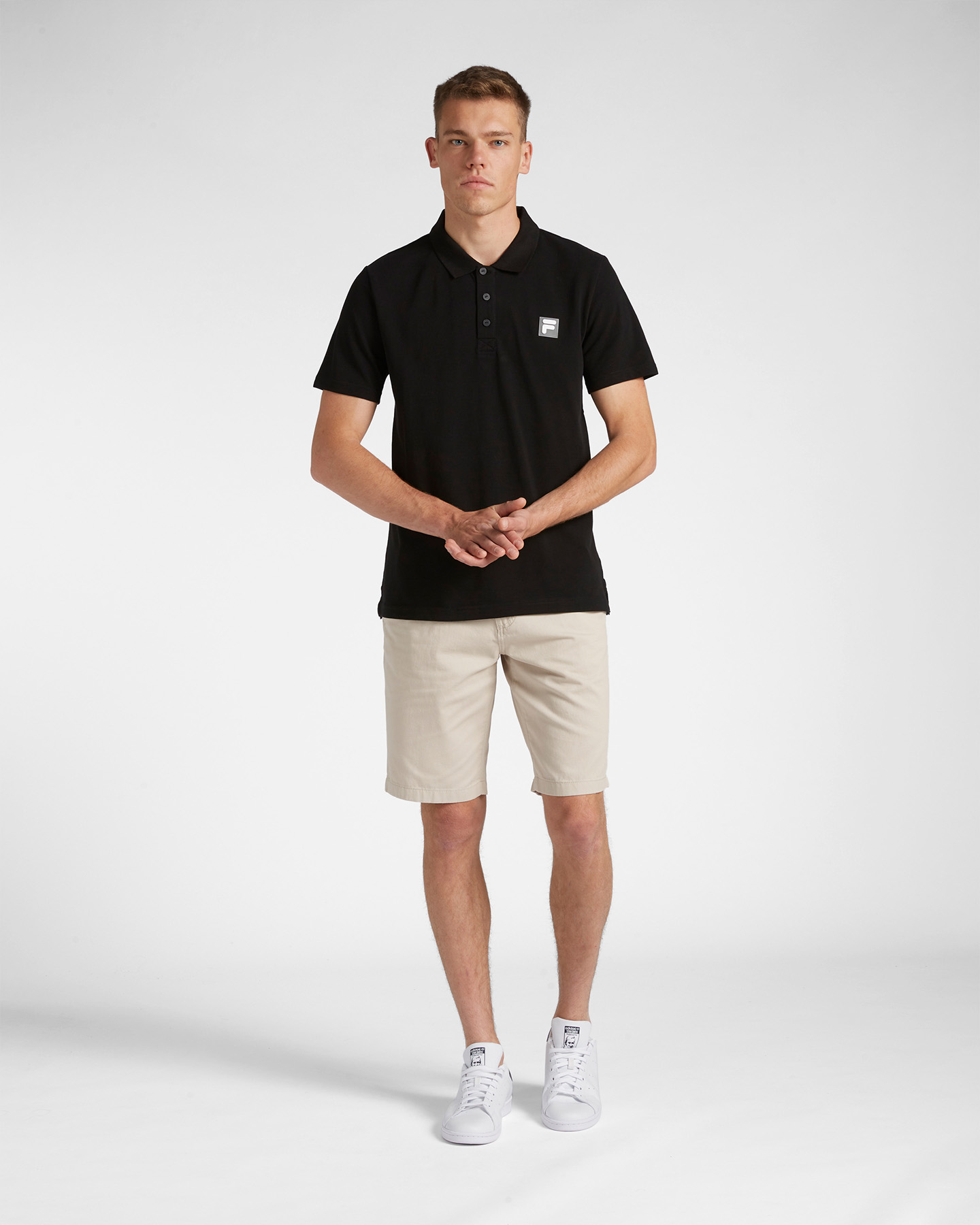 Polo FILA TRANSPARENT RUBBER F-BOX PATCH M - Nero - 1 | Cisalfa Sport