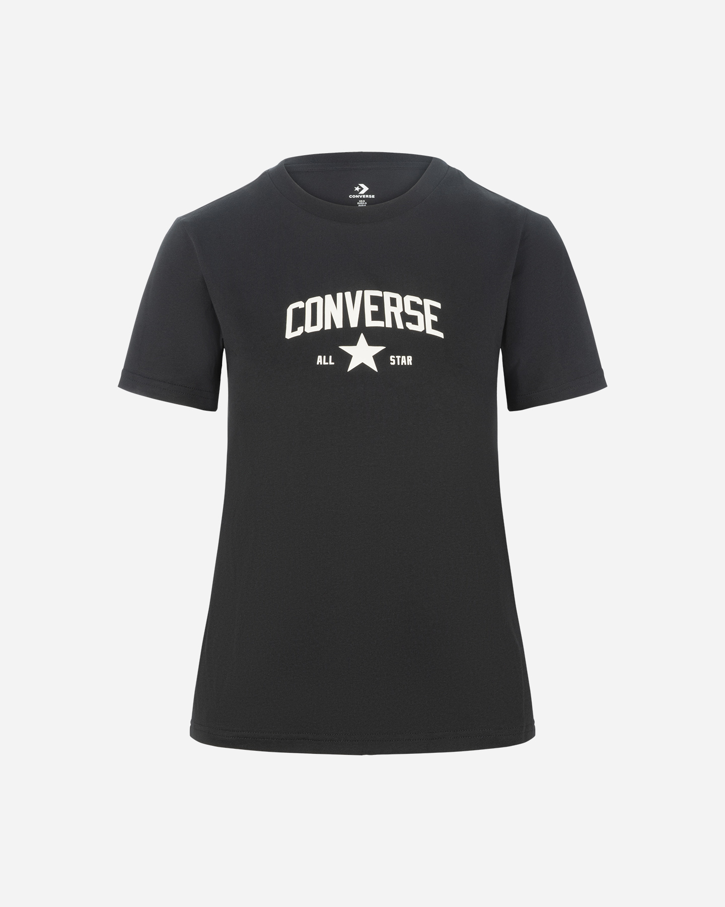 T-shirt CONVERSE LOGO FIT REGULAR W - Nero - 0 | Cisalfa Sport