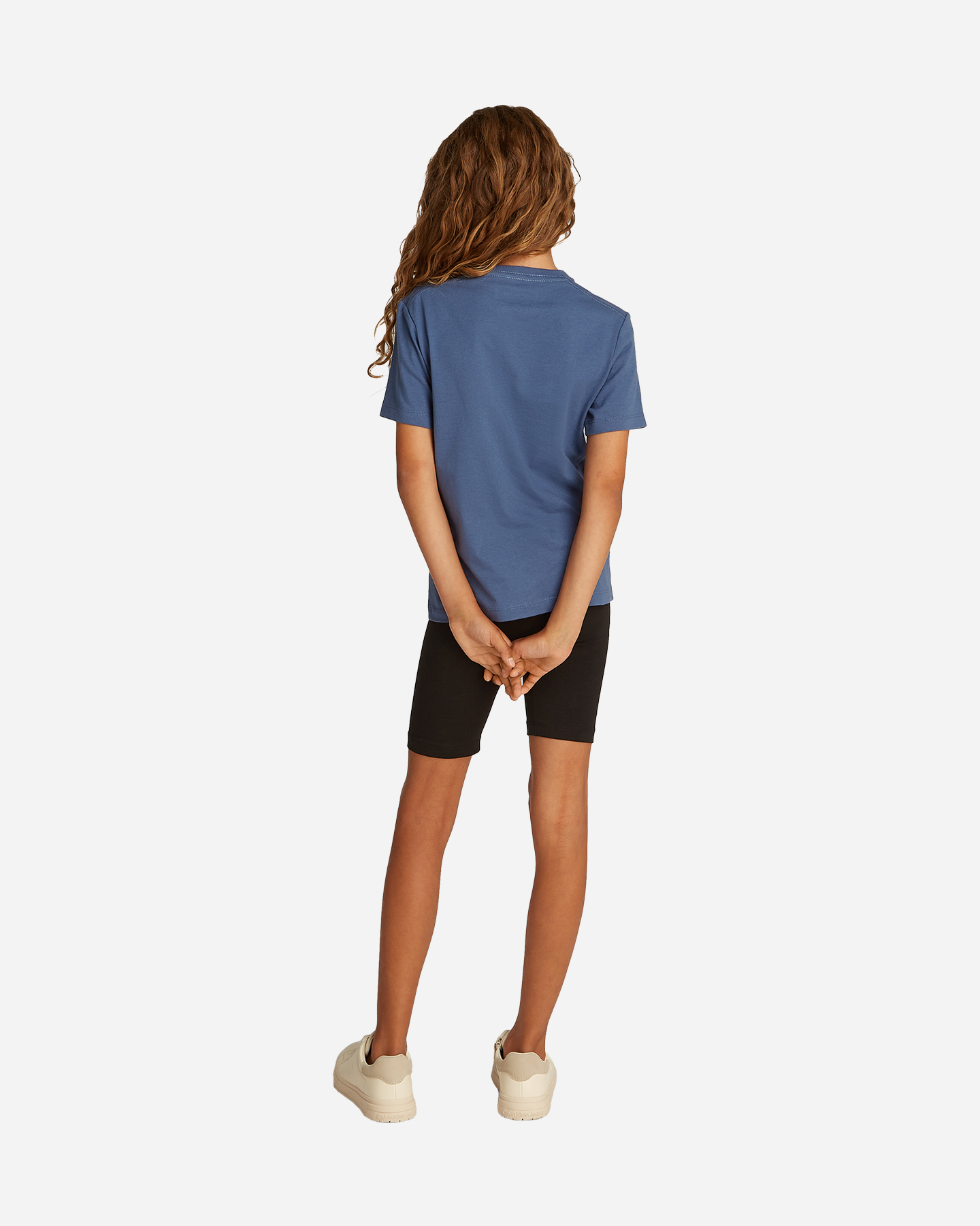 T-shirt CALVIN KLEIN JEANS MINI BADGE JR - Blu - 3 | Cisalfa Sport
