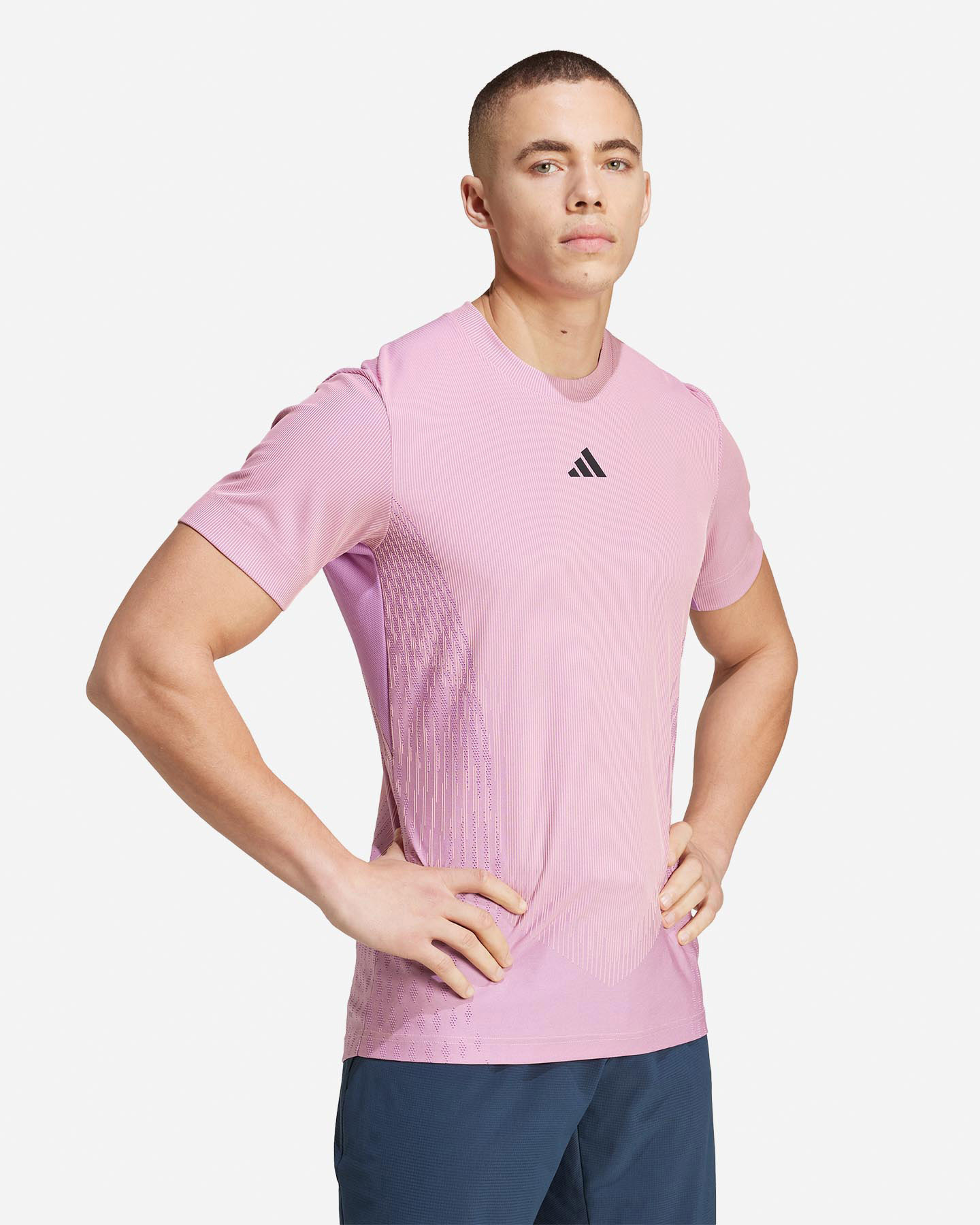 T-shirt tennis ADIDAS US OPEN SERIES M - Rosa - 3 | Cisalfa Sport