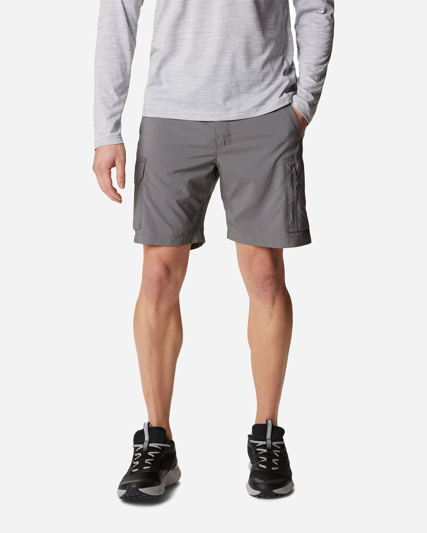 Pantaloncini COLUMBIA SILVER RIDGE M - Grigio - 0 | Cisalfa Sport
