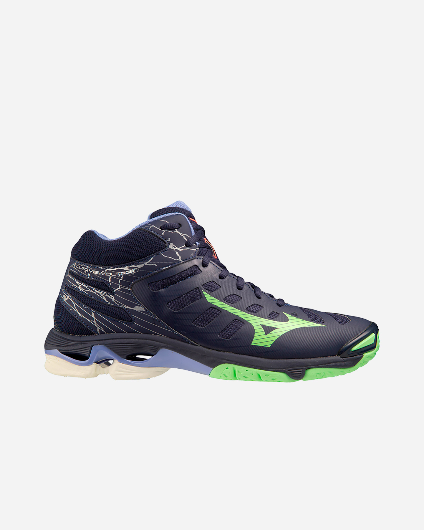 Scarpe volley MIZUNO WAVE VOLTAGE MID M - Blu - 0 | Cisalfa Sport