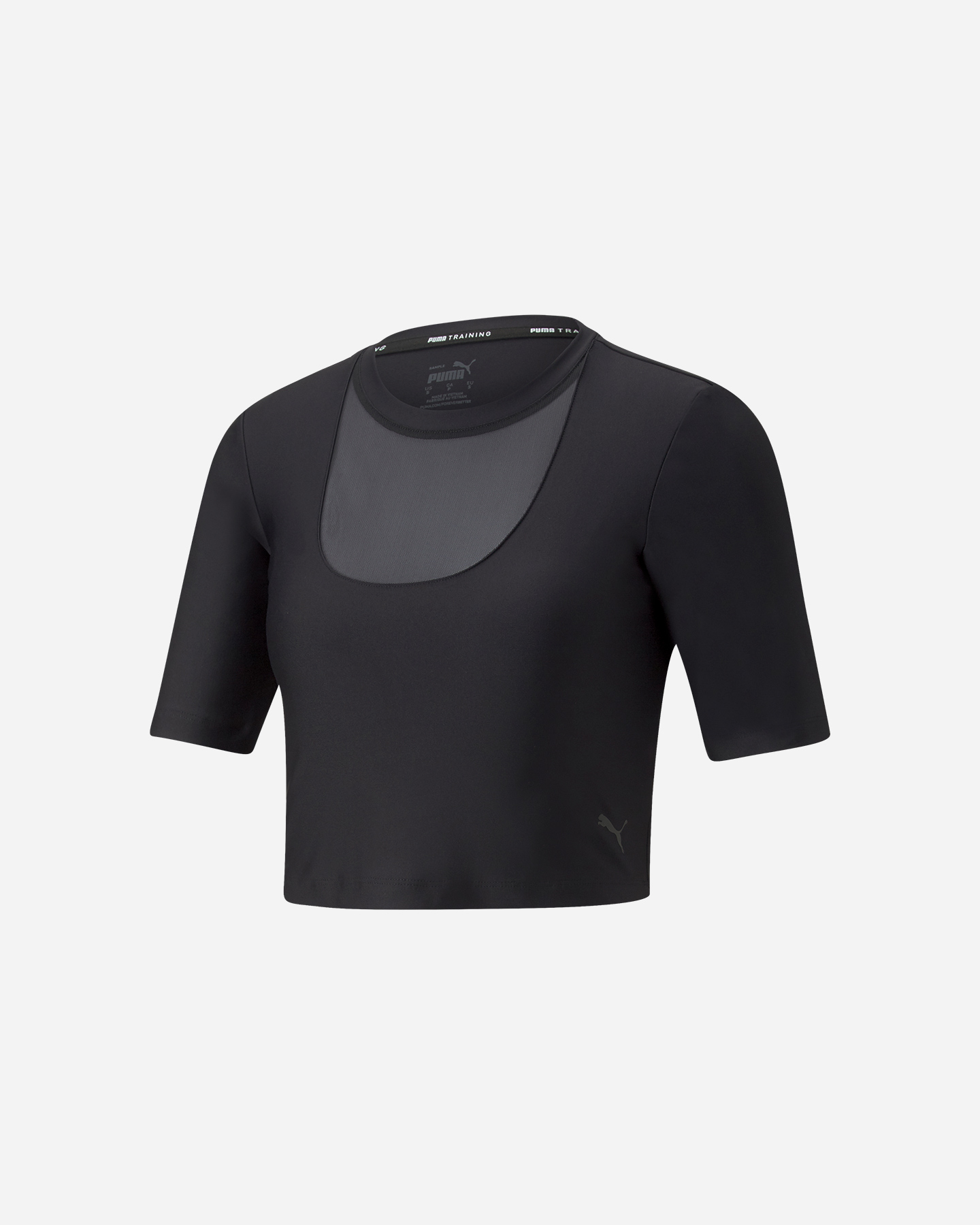 T-shirt training PUMA CROP INSERT MESH W - 0 | Cisalfa Sport