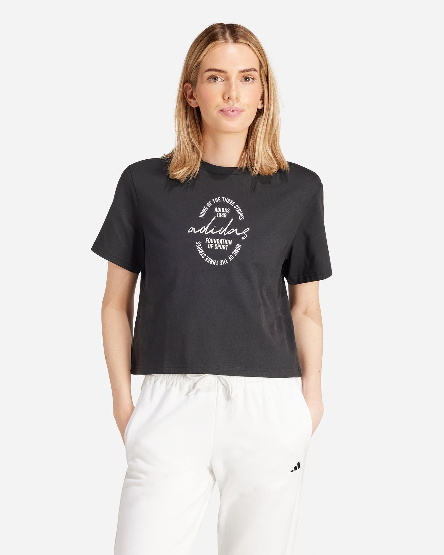 T-shirt ADIDAS BRAND LOVE W - Nero - 1 | Cisalfa Sport