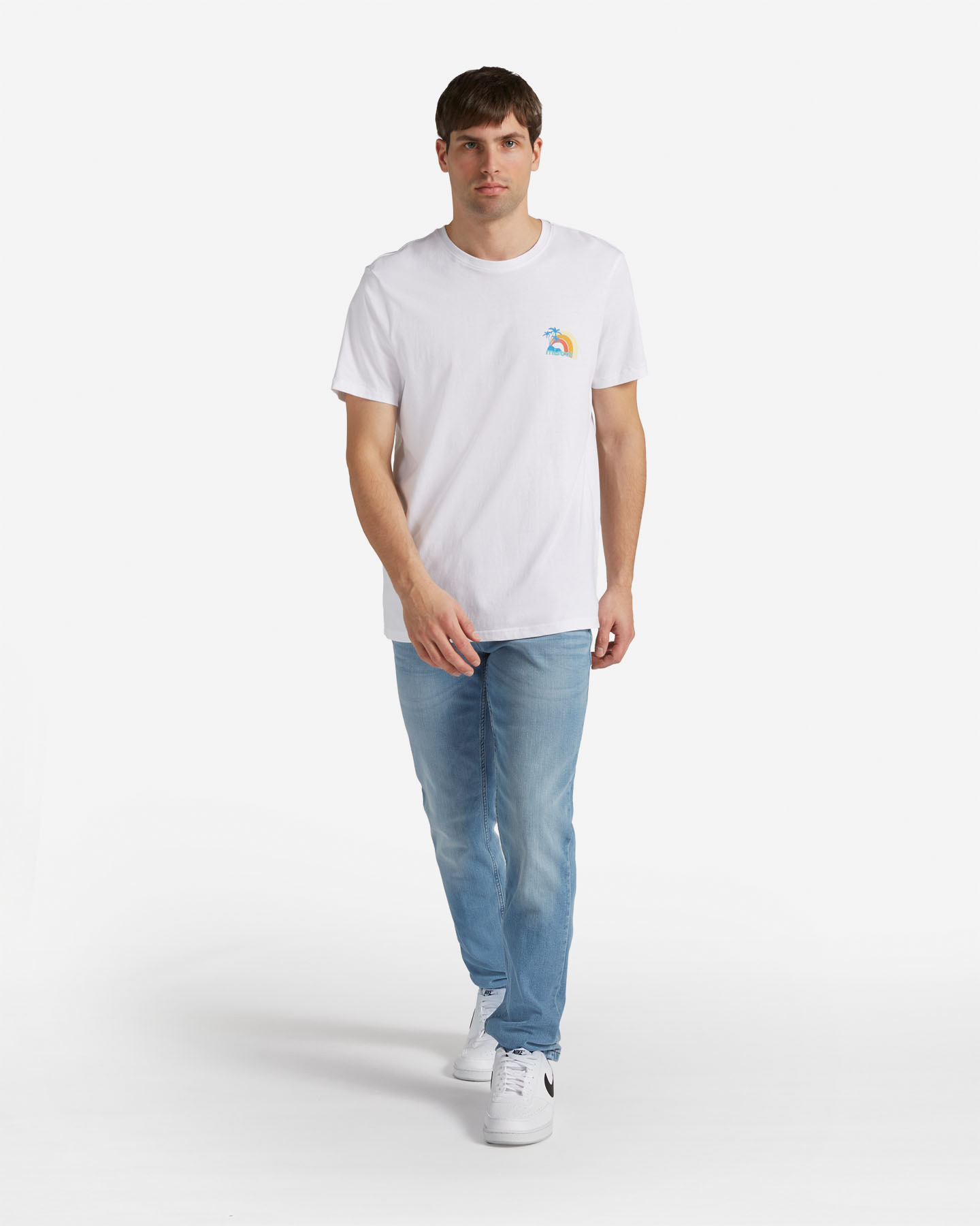 T-shirt MISTRAL RAINBOW M - Bianco - 3 | Cisalfa Sport