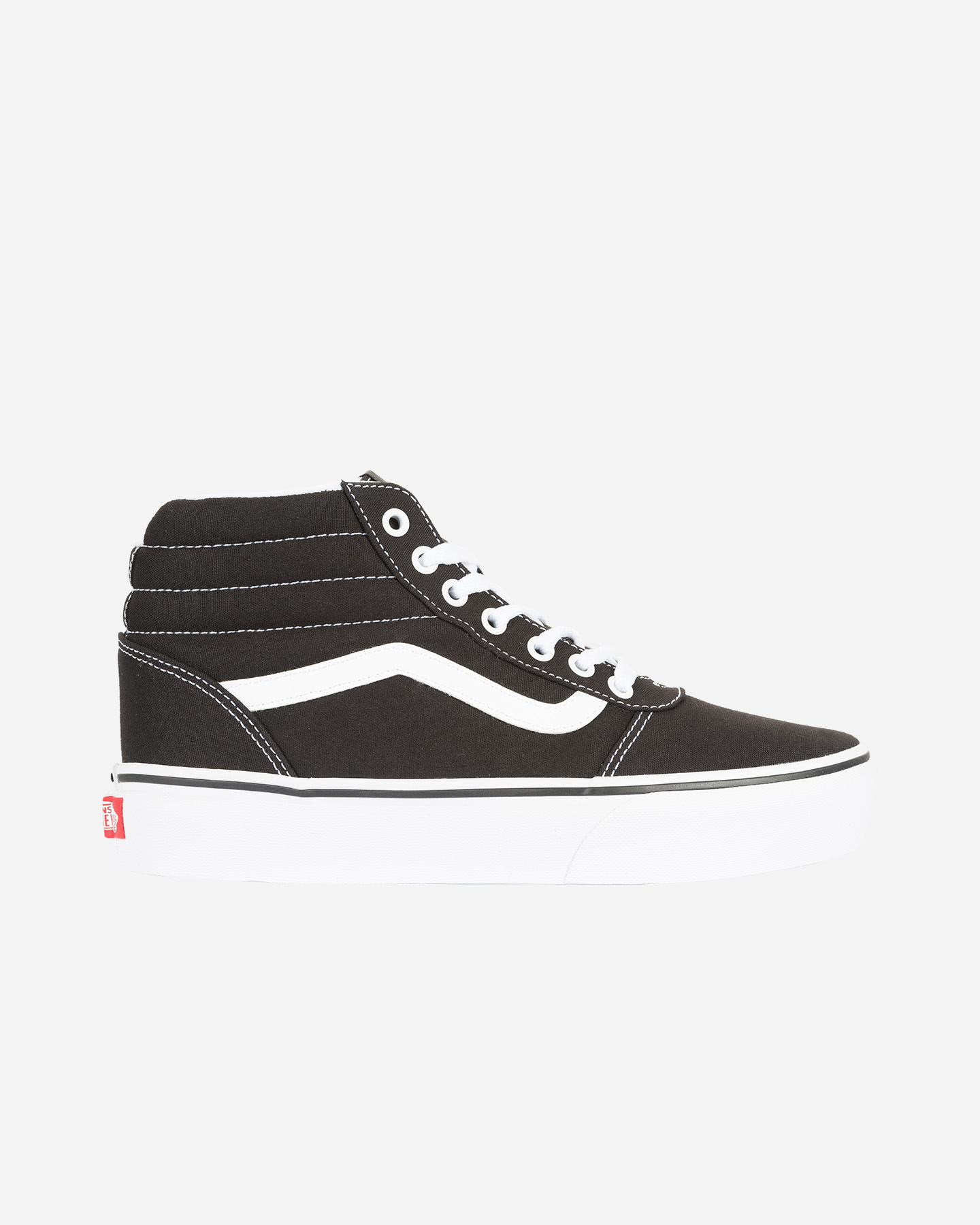 Scarpe sneakers VANS WARD HI PLATFORM CANVAS W - Nero - 0 | Cisalfa Sport
